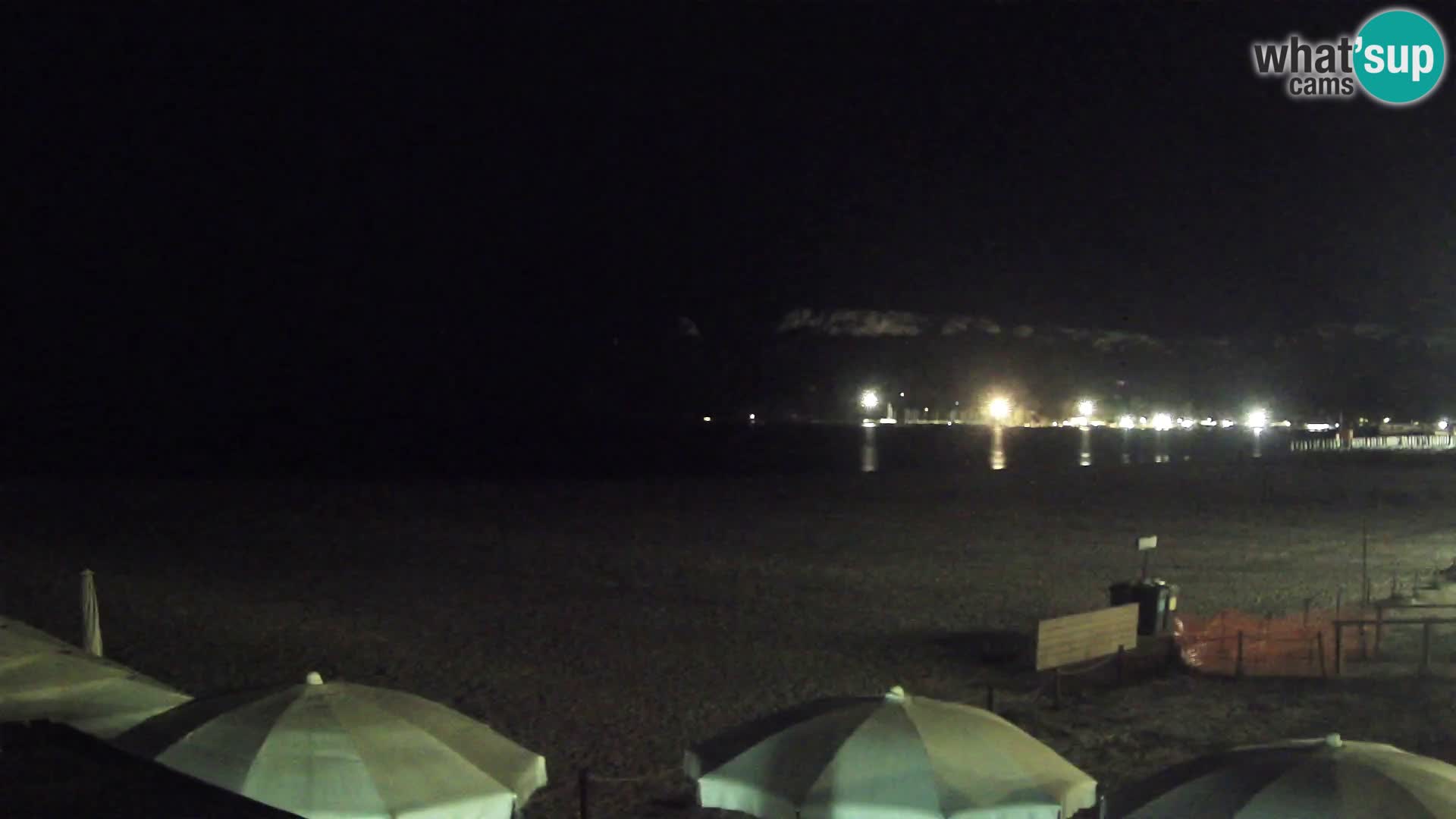 Poetto beach webcam | Cagliari | Sardinija