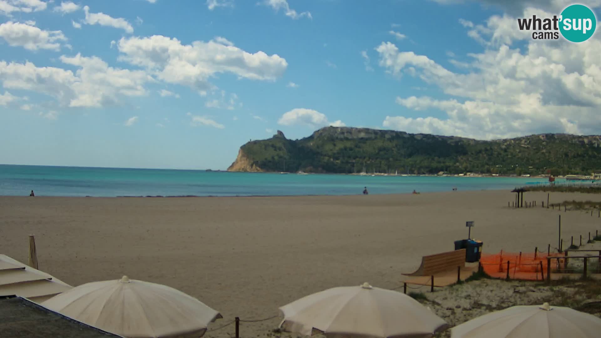 Poetto beach webcam | Cagliari | Sardinija
