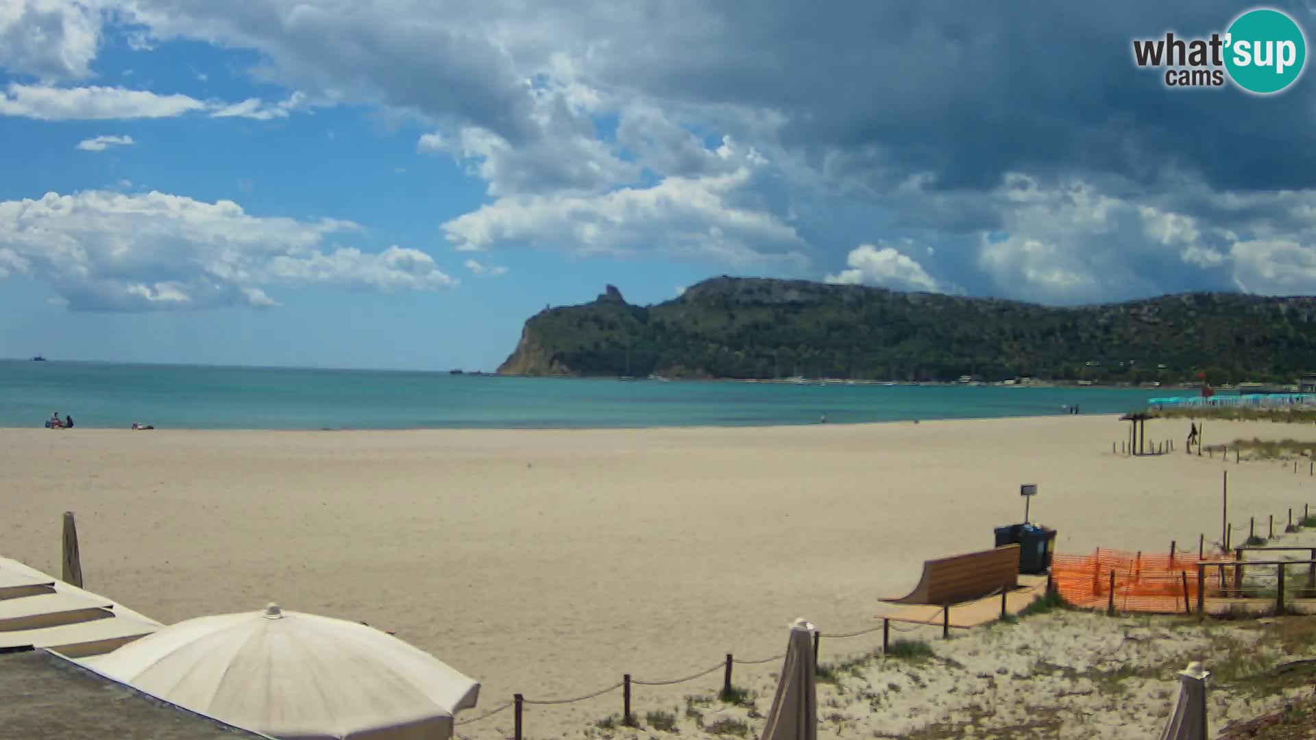 Poetto beach webcam | Cagliari | Sardinia
