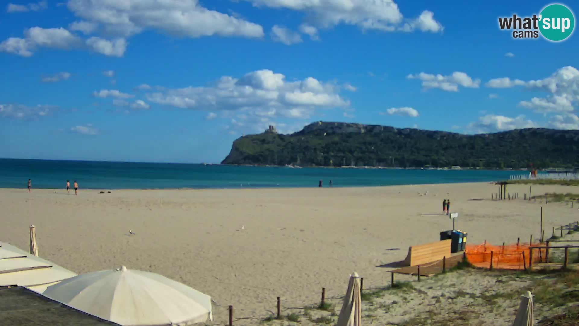 Poetto beach webcam | Cagliari | Sardinija