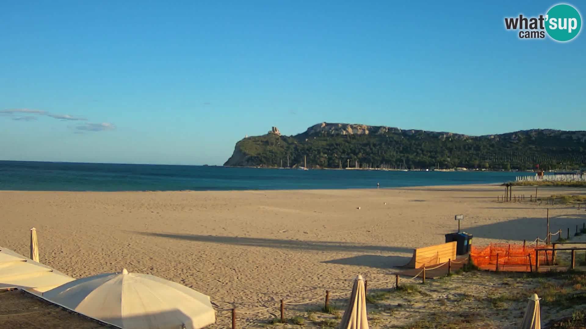 Poetto beach webcam | Cagliari | Sardinia