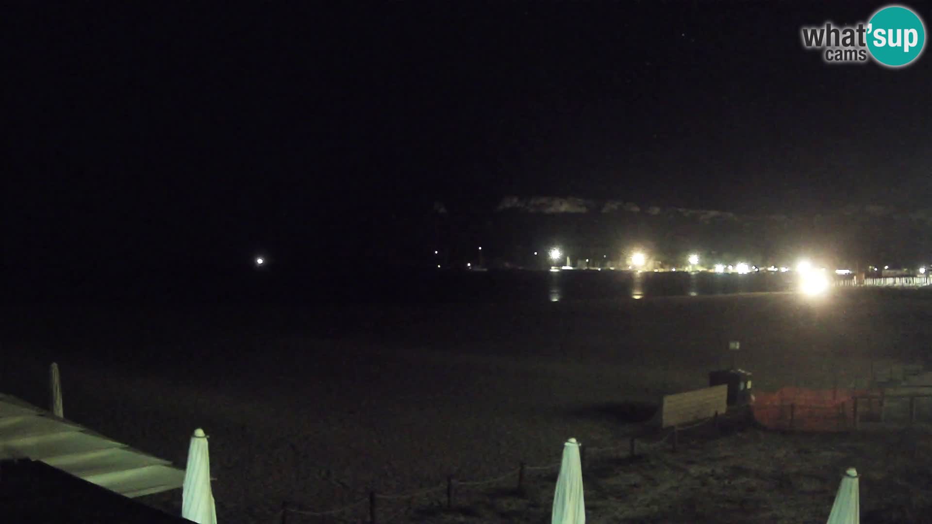 Poetto beach webcam | Cagliari | Sardinija