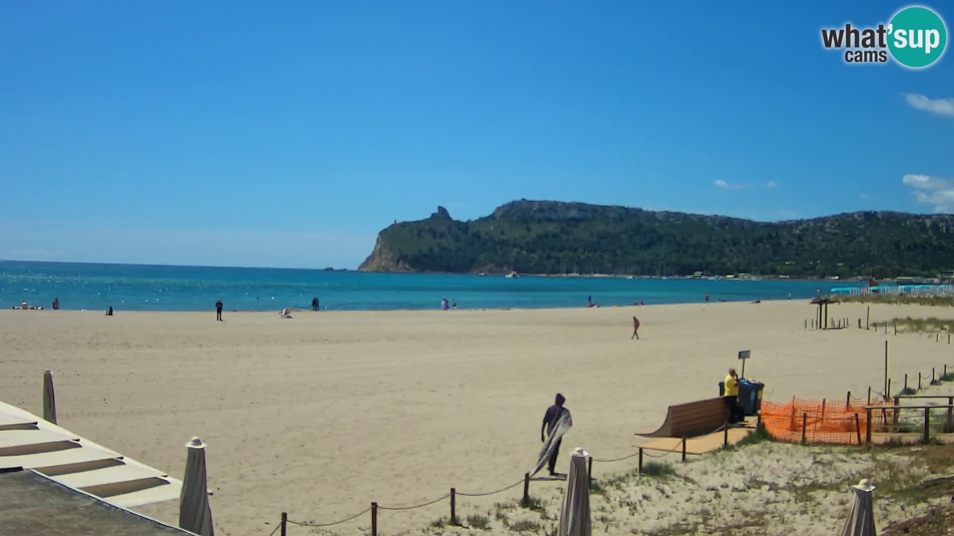 Webcam plage de Poetto | Cagliari | Sardaigne