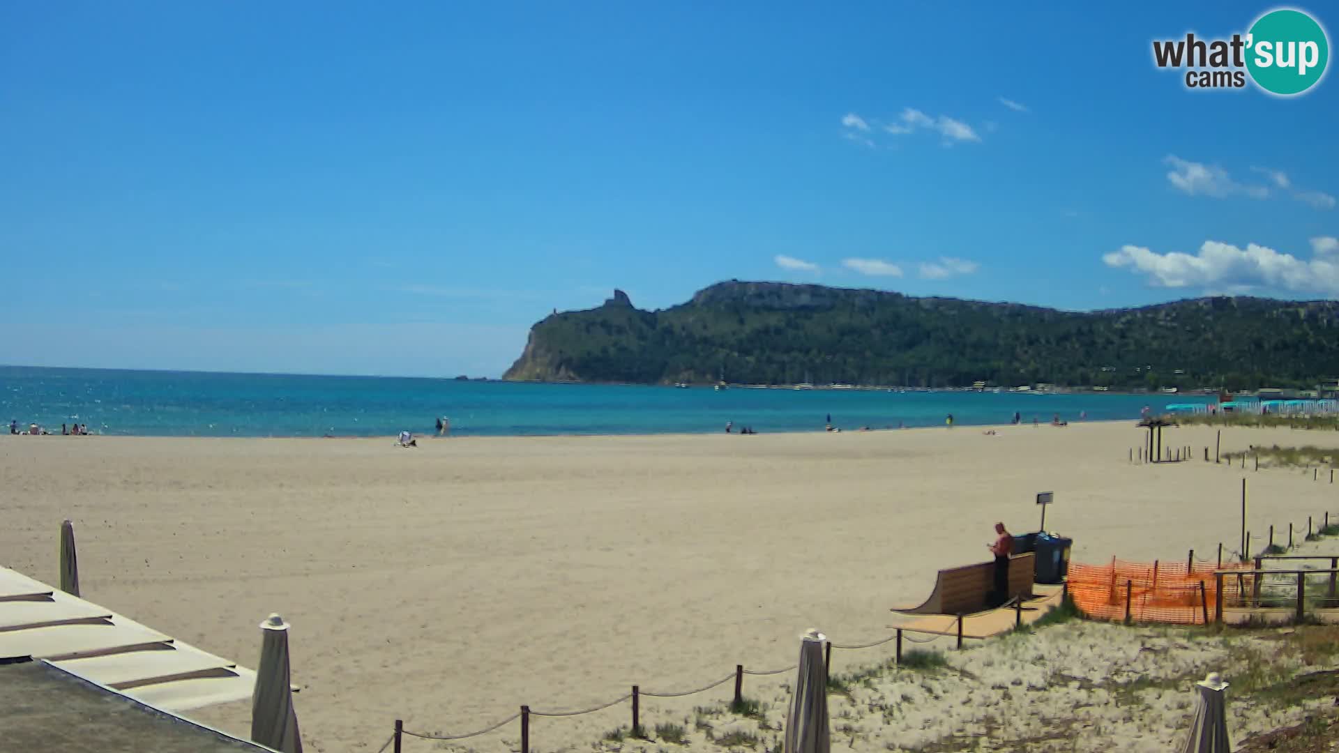 Poetto beach webcam | Cagliari | Sardinija
