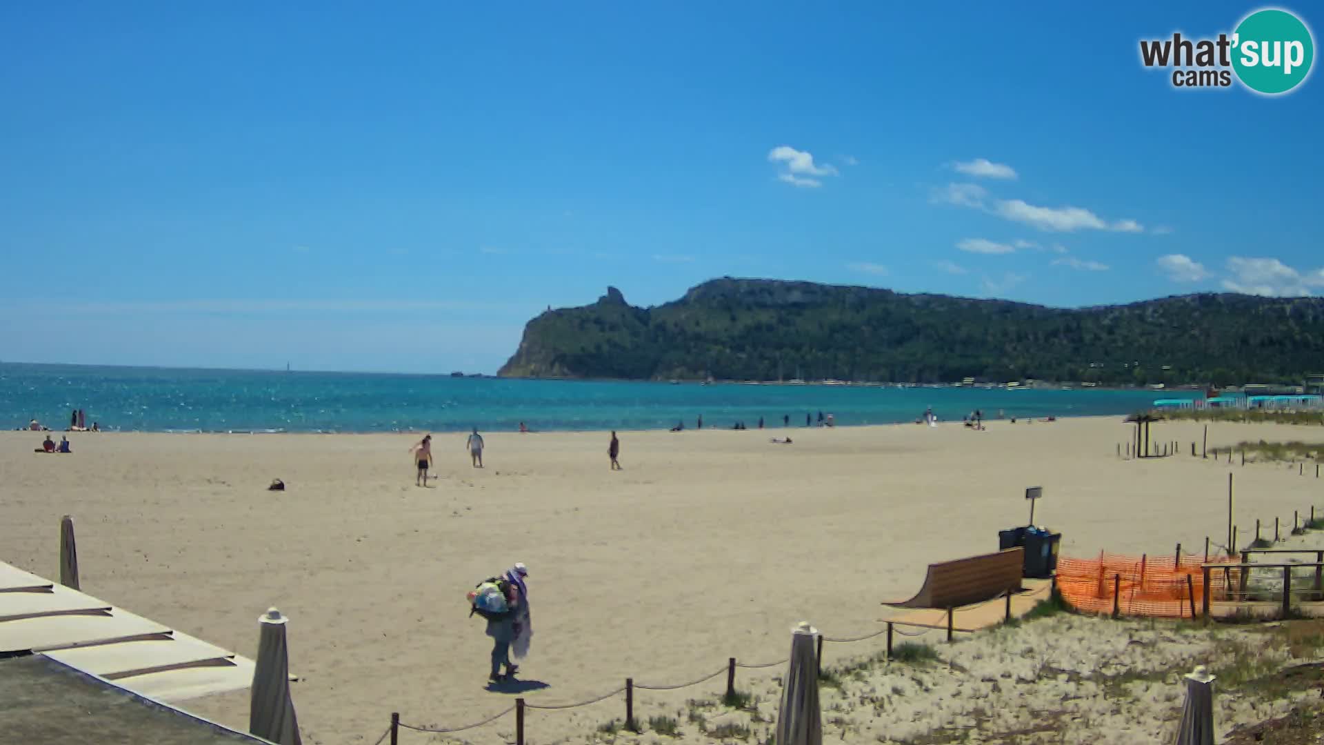 Poetto Strand Webcam | Cagliari | Sardinien