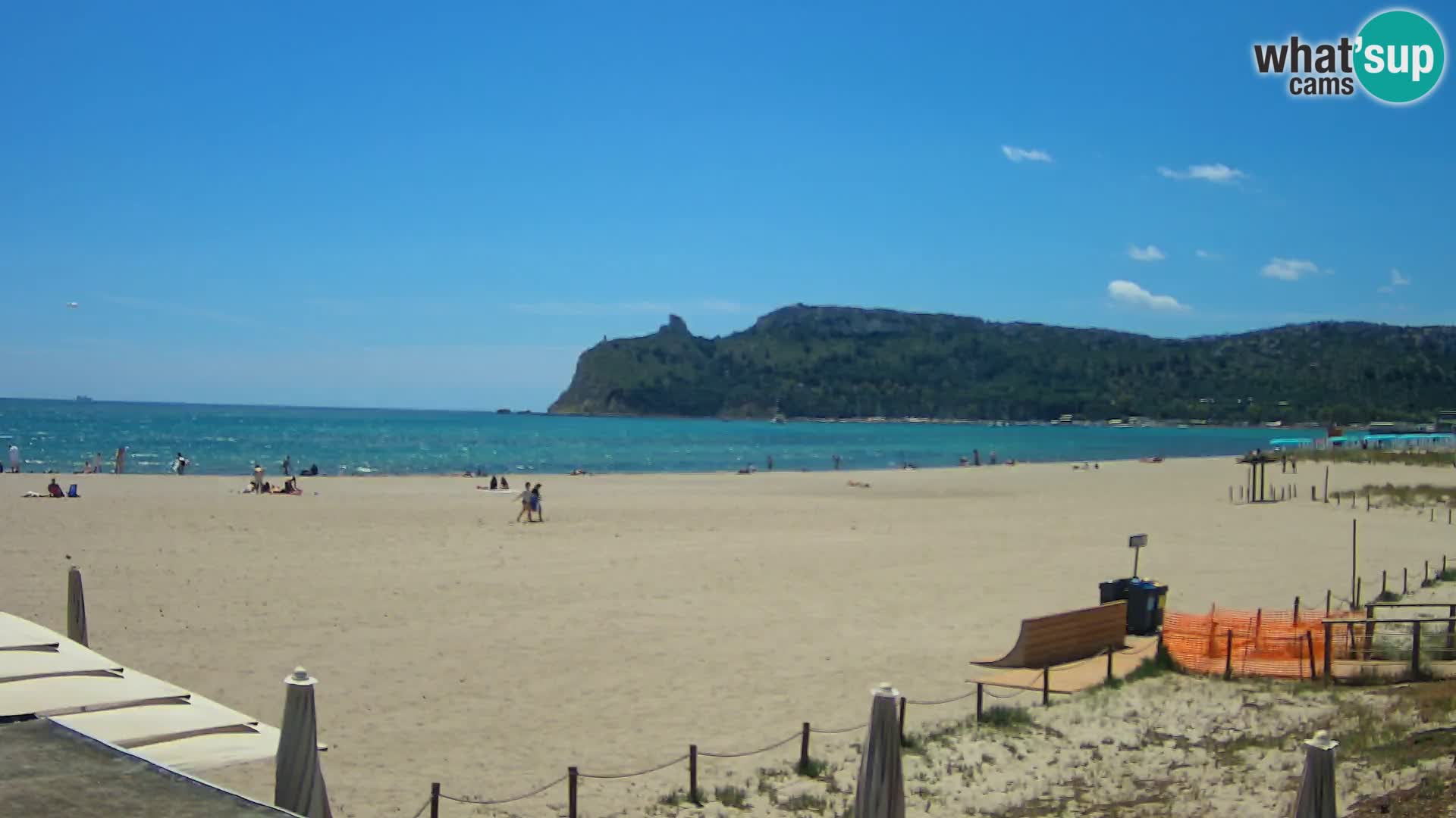 Poetto Strand Webcam | Cagliari | Sardinien