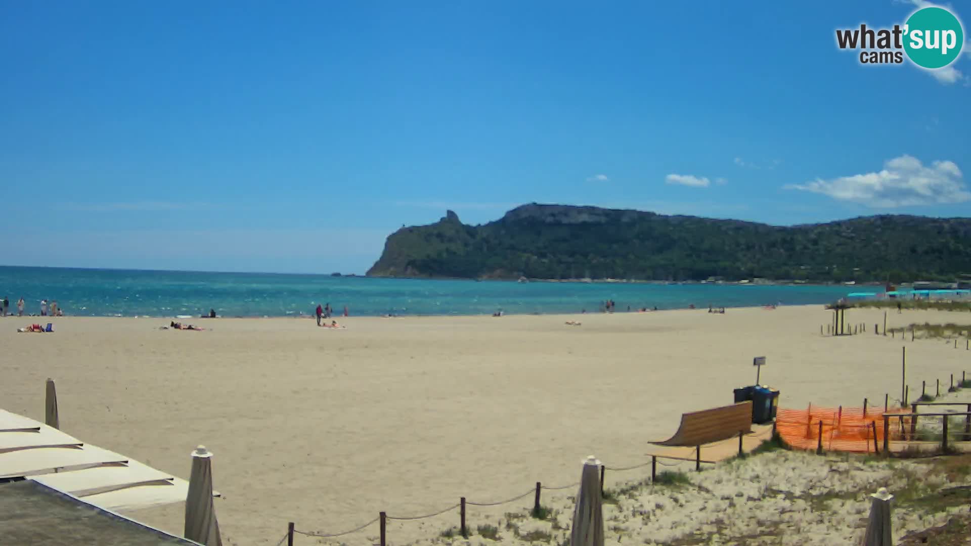 Poetto beach webcam | Cagliari | Sardinija