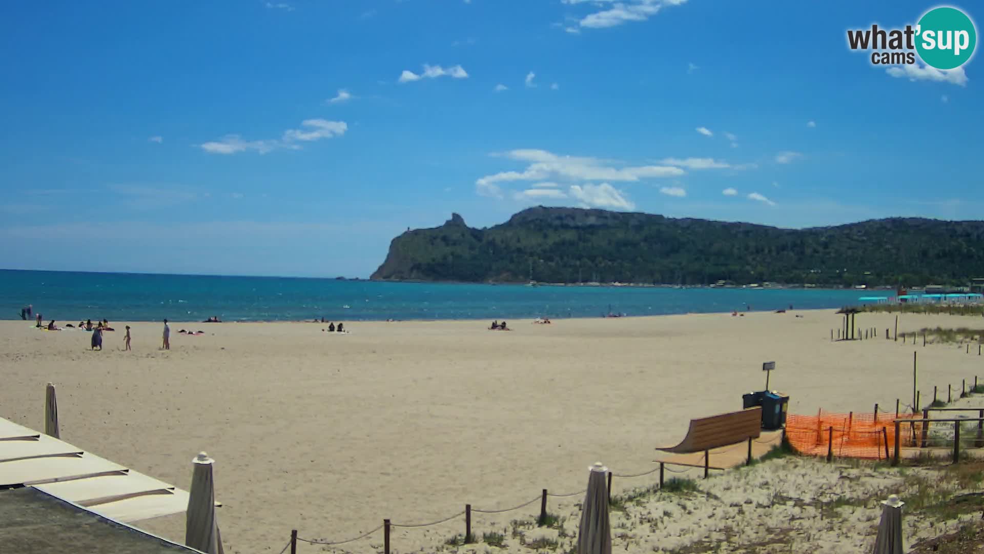 Poetto Strand Webcam | Cagliari | Sardinien