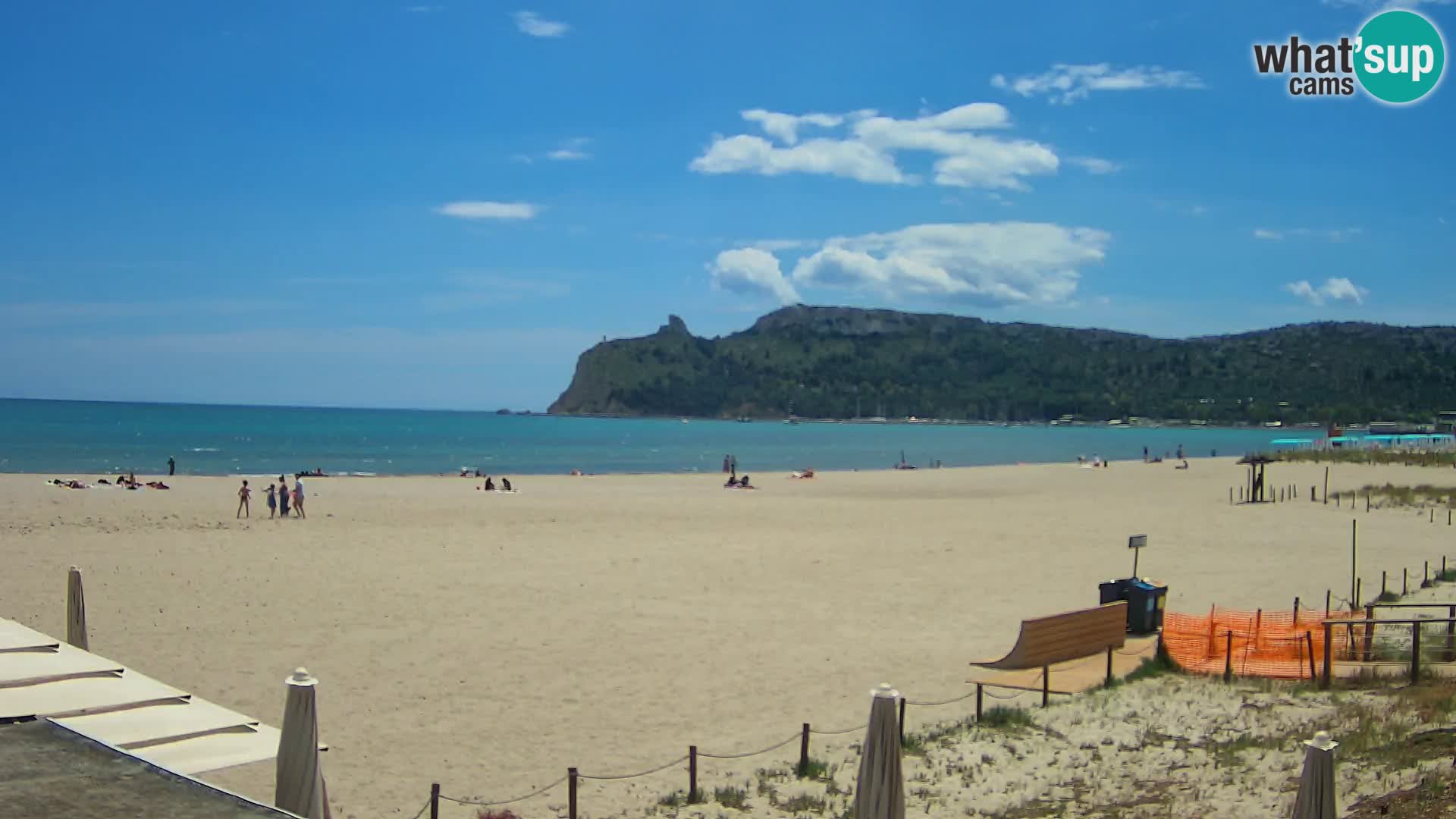 Poetto beach webcam | Cagliari | Sardinia