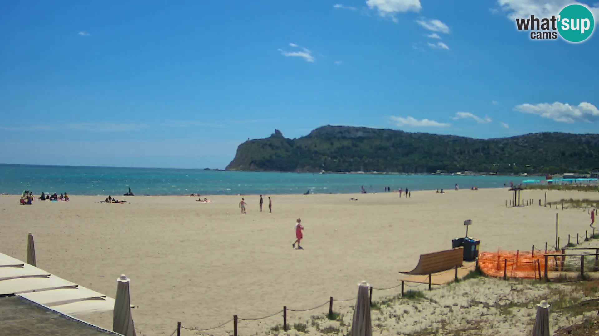 Webcam plage de Poetto | Cagliari | Sardaigne