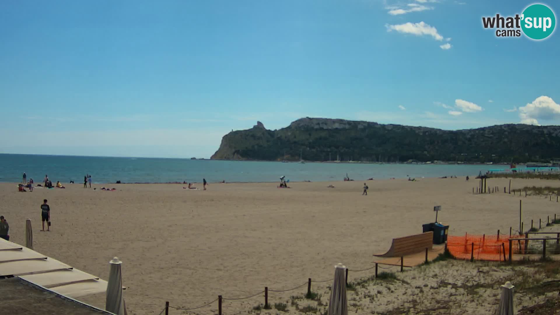 Webcam plage de Poetto | Cagliari | Sardaigne