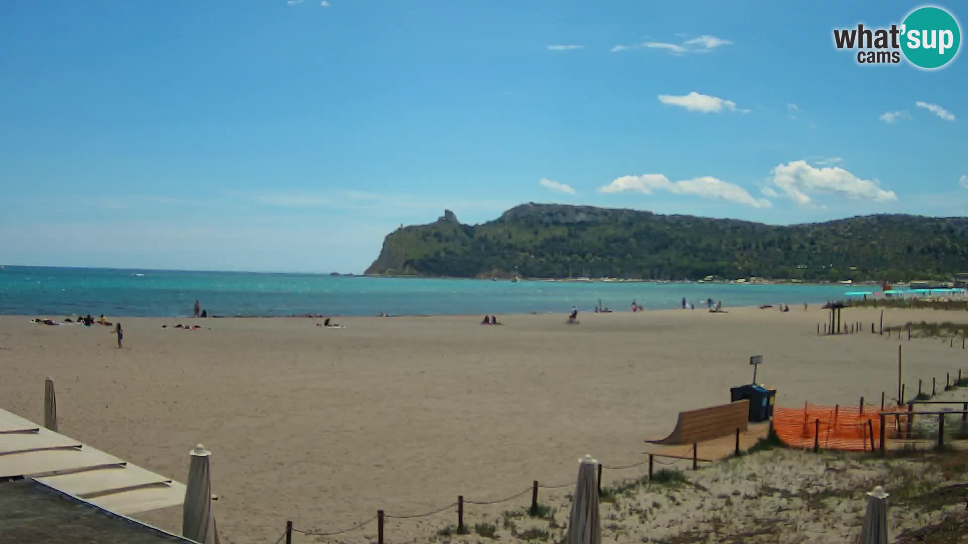 Poetto Strand Webcam | Cagliari | Sardinien