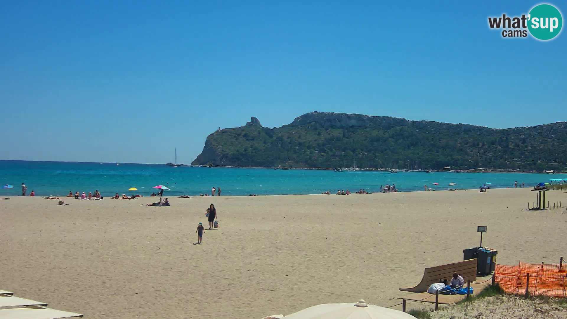 Poetto beach webcam | Cagliari | Sardinia