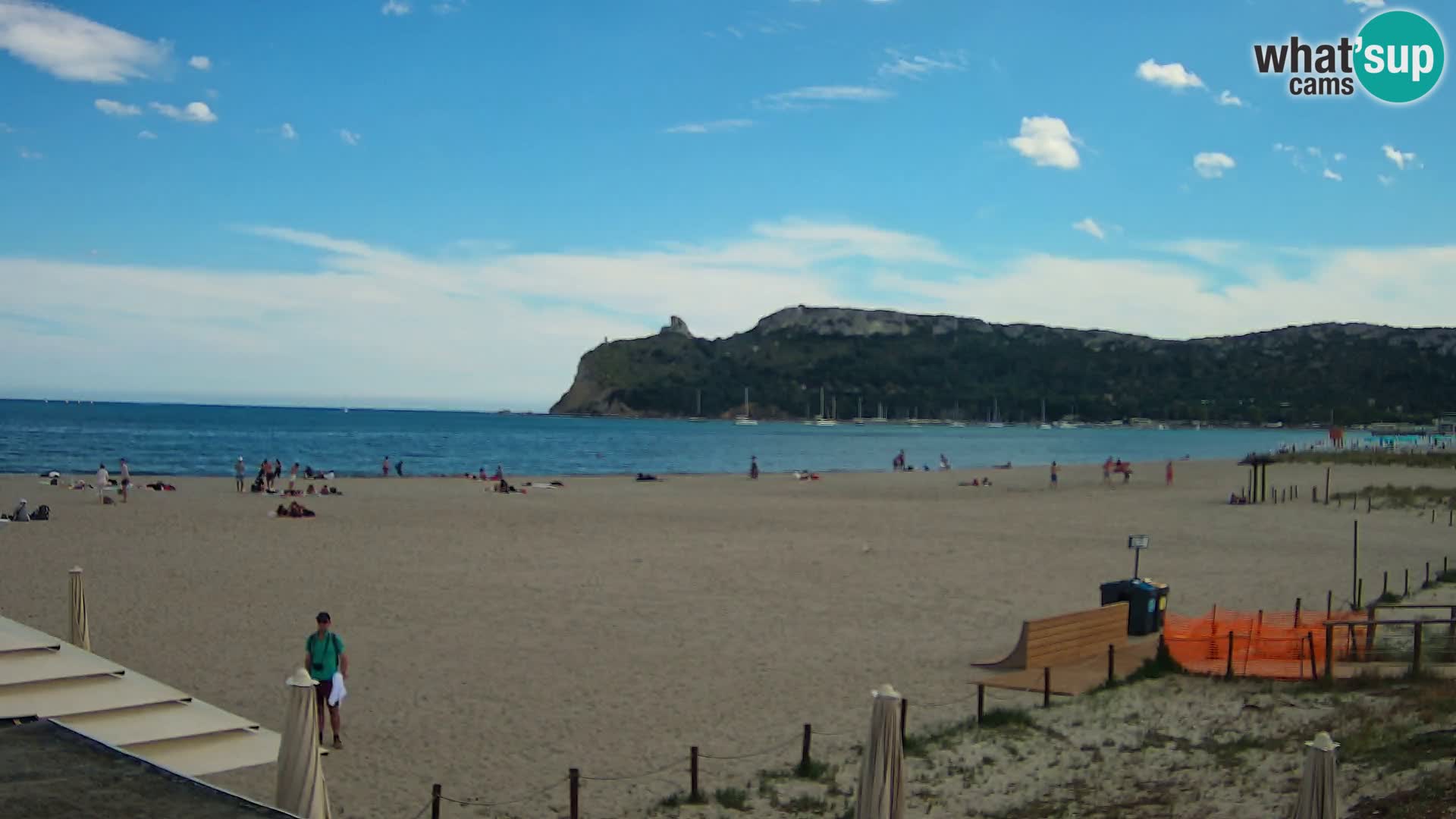 Webcam plage de Poetto | Cagliari | Sardaigne