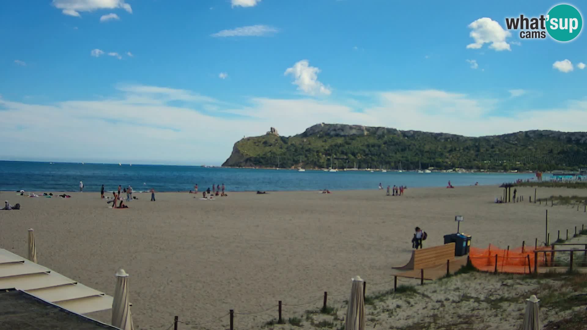 Poetto beach webcam | Cagliari | Sardinija