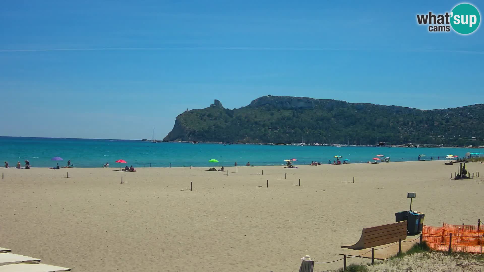 Poetto beach webcam | Cagliari | Sardinia