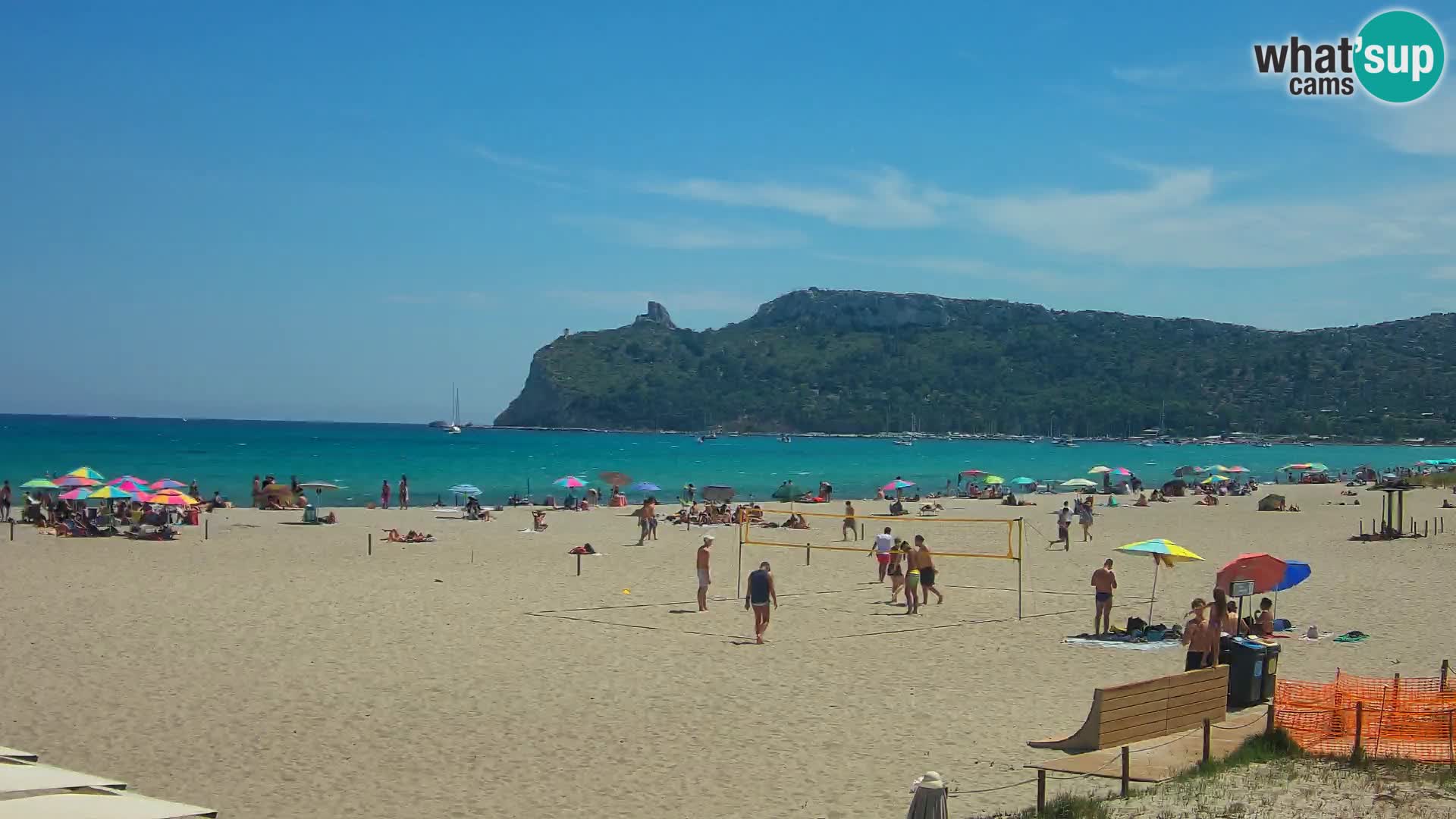 Poetto beach webcam | Cagliari | Sardinija