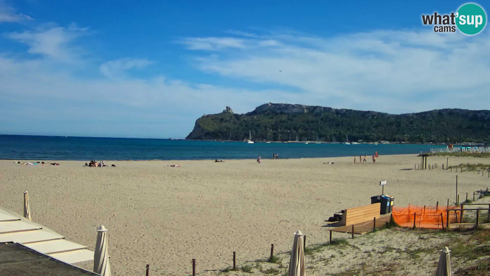 Poetto beach webcam | Cagliari | Sardinija