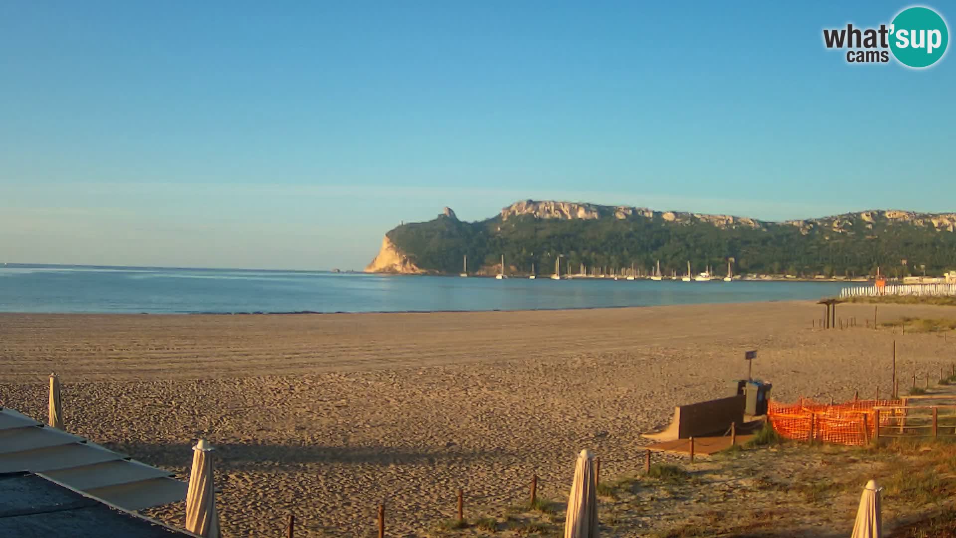 Poetto beach webcam | Cagliari | Sardinija