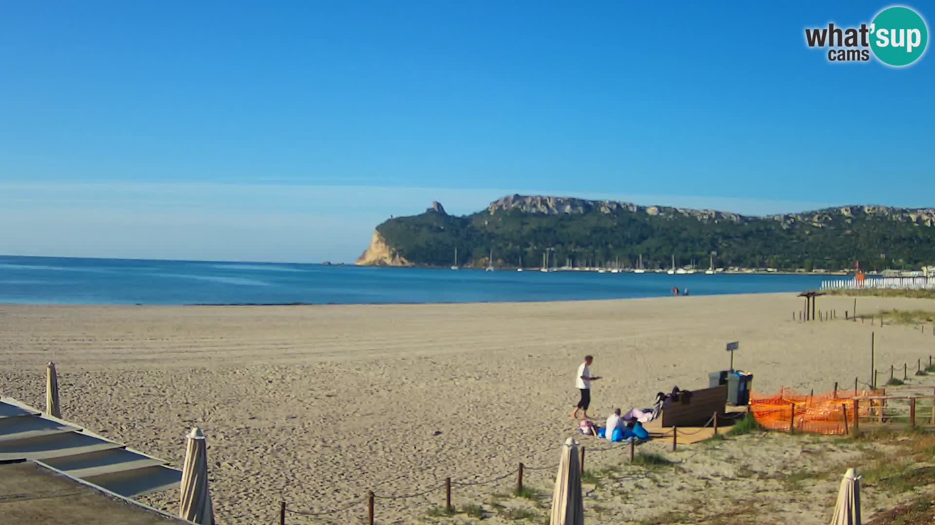 Poetto beach webcam | Cagliari | Sardinija