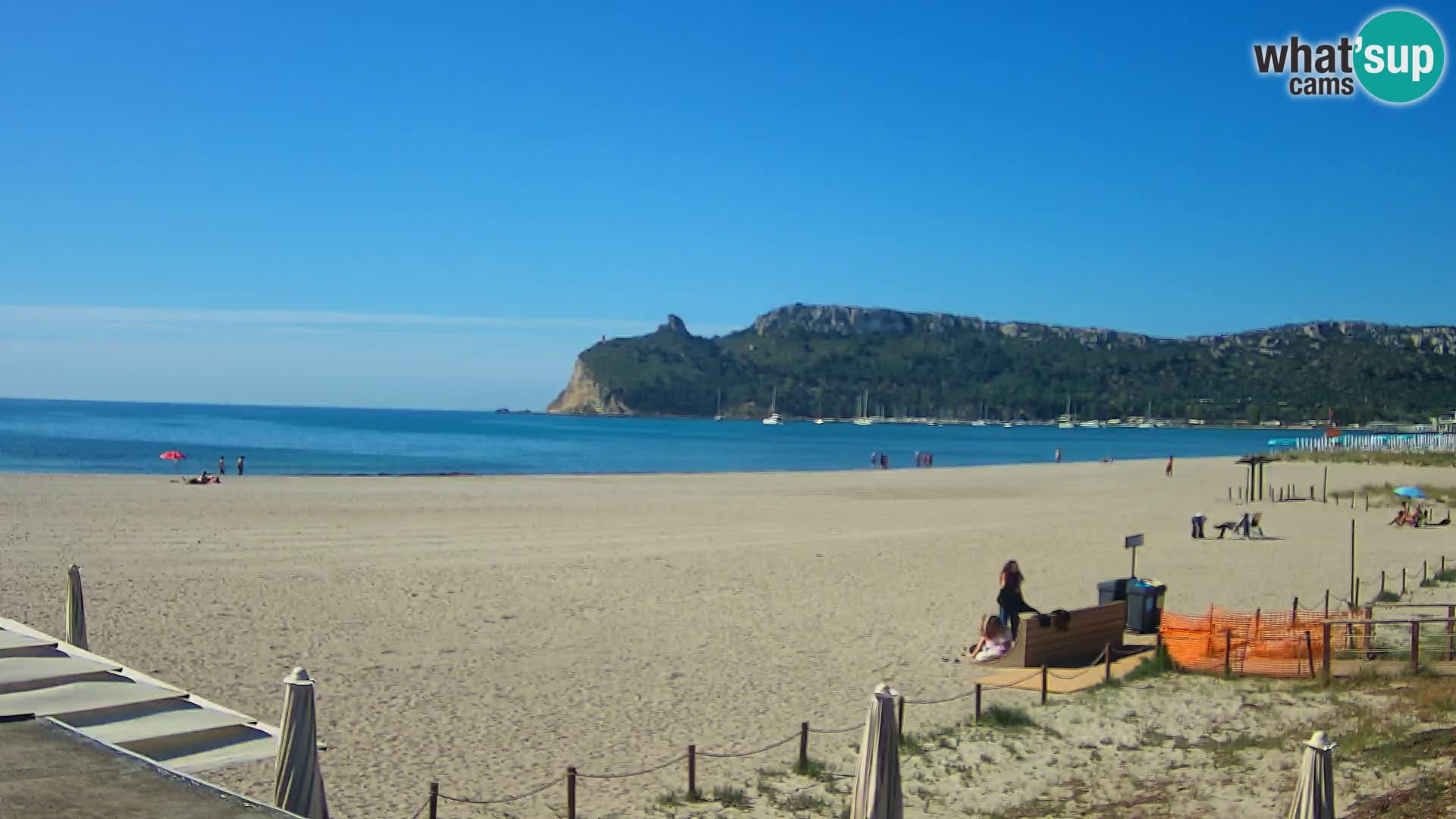 Poetto beach webcam | Cagliari | Sardinija
