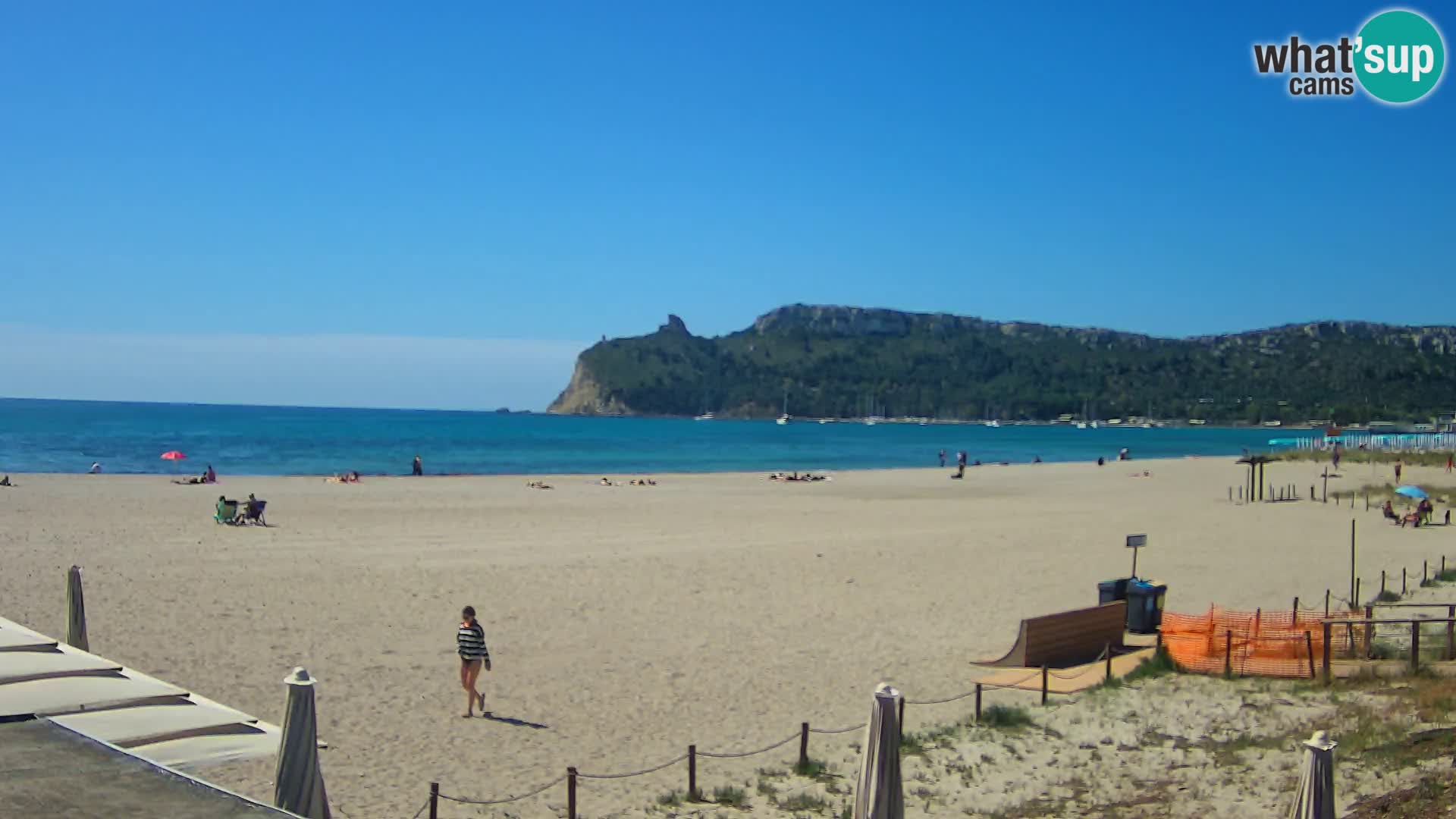 Poetto beach webcam | Cagliari | Sardinia