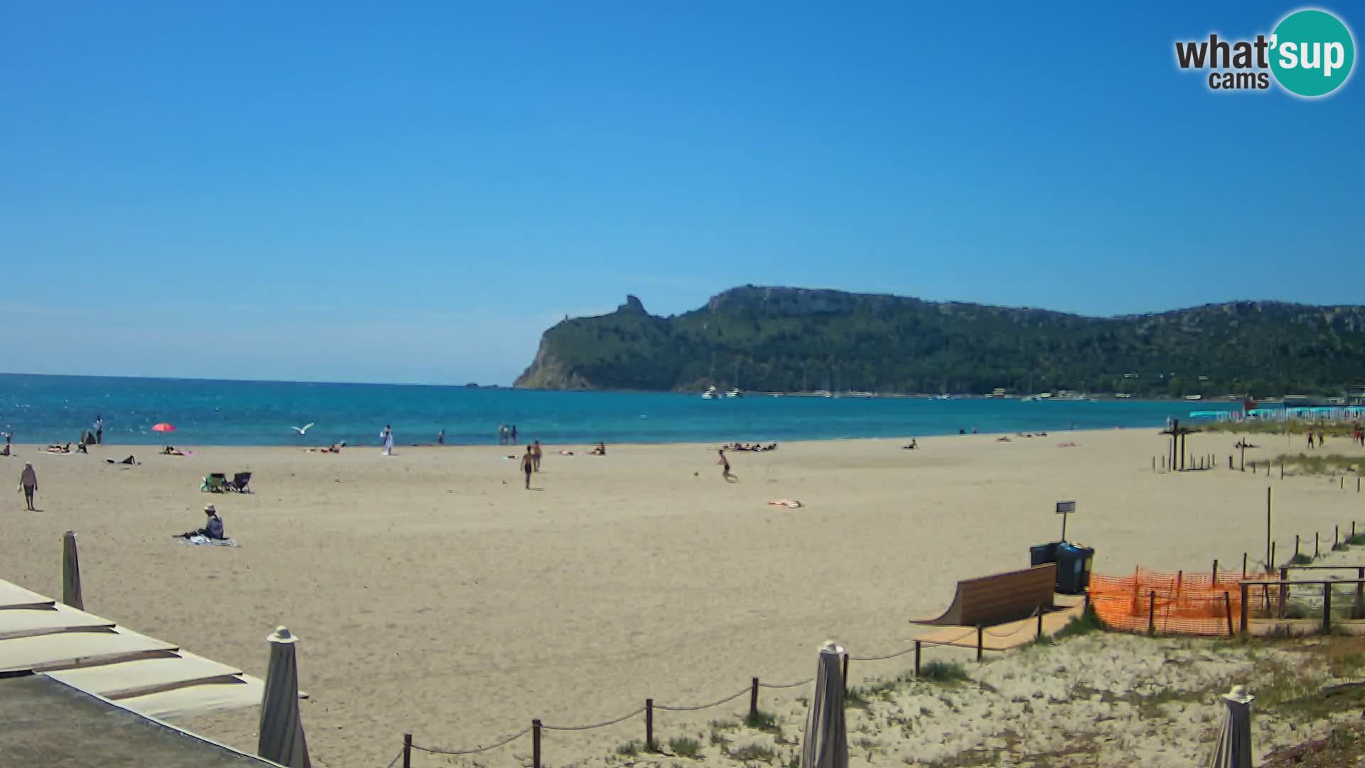 Poetto Strand Webcam | Cagliari | Sardinien