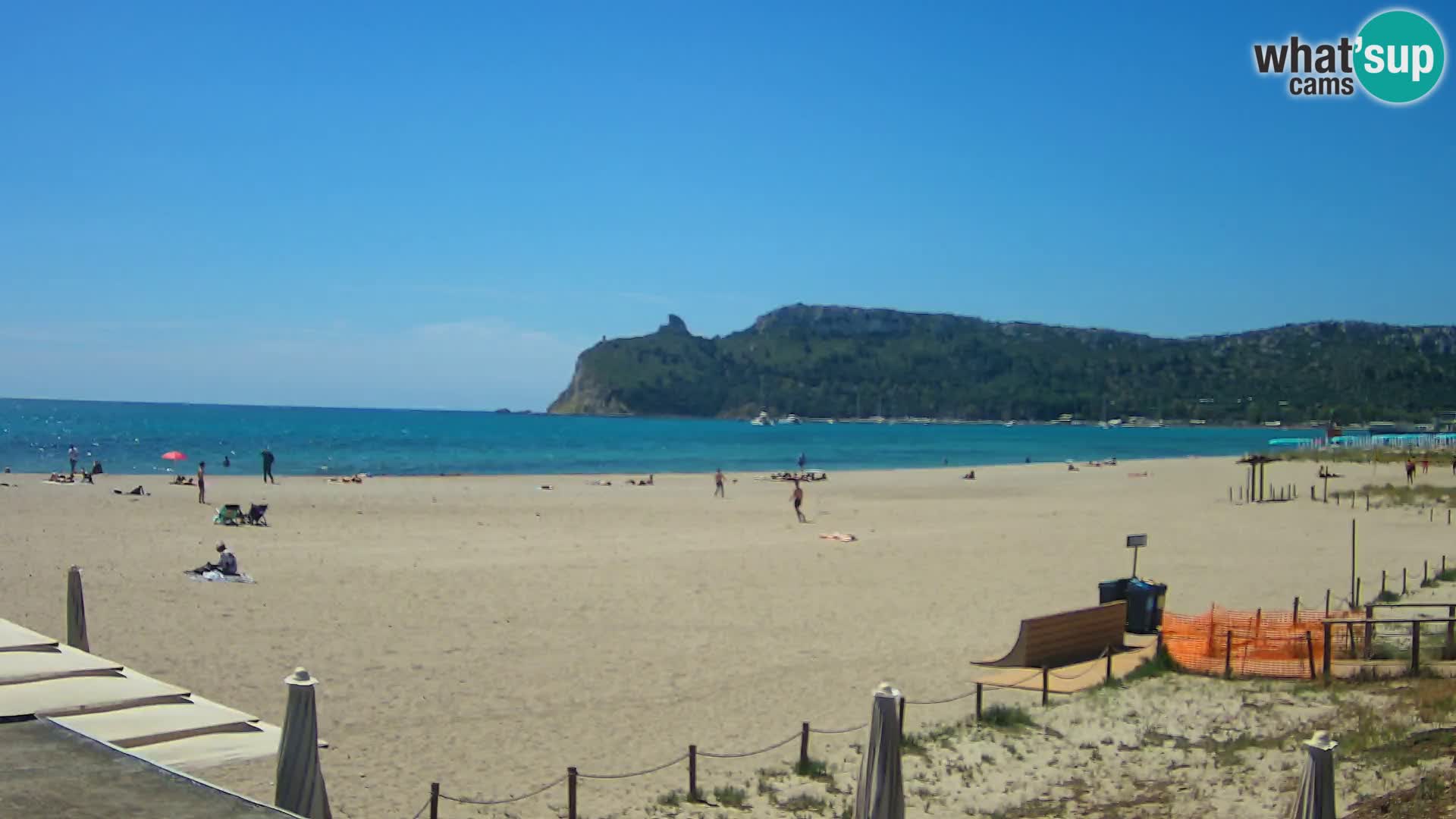 Poetto beach webcam | Cagliari | Sardinia