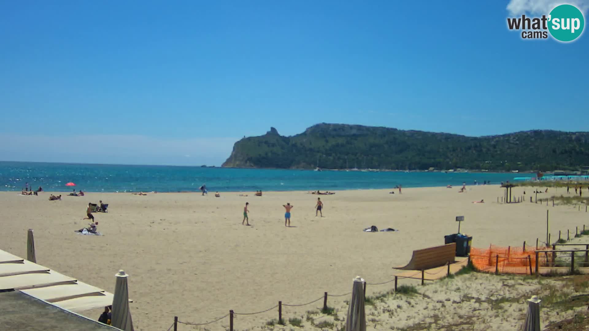 Poetto beach webcam | Cagliari | Sardinija