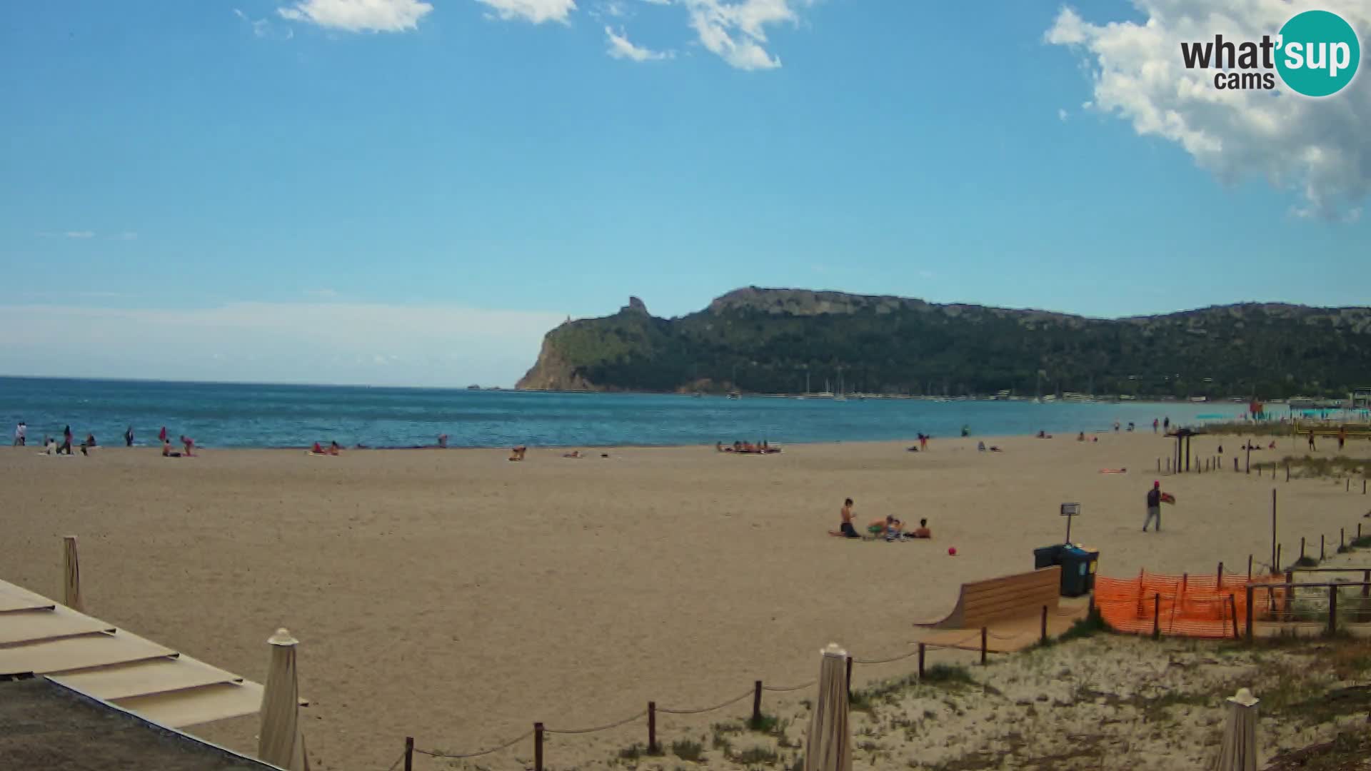 Poetto beach webcam | Cagliari | Sardinia