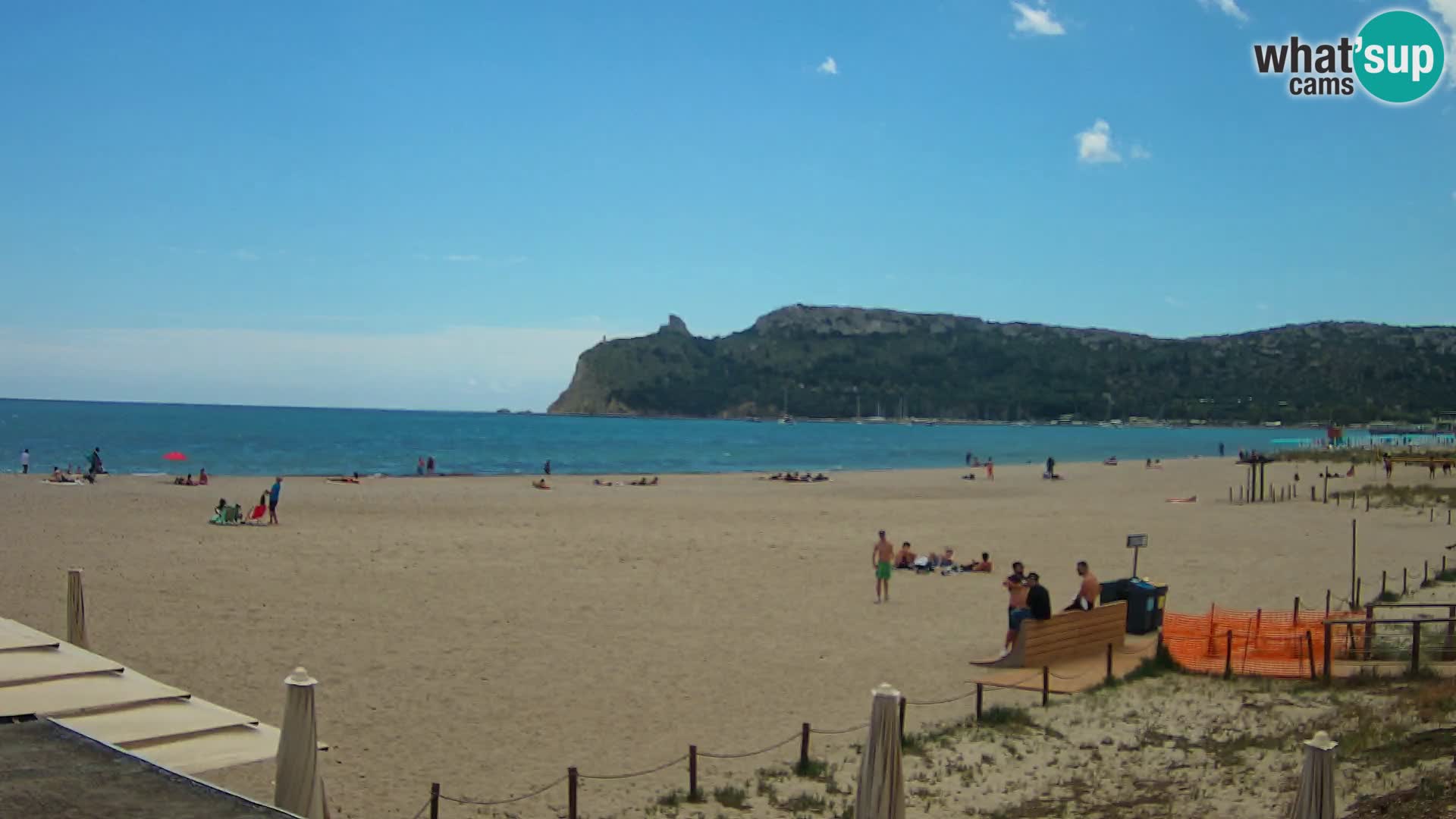 Poetto beach webcam | Cagliari | Sardinia