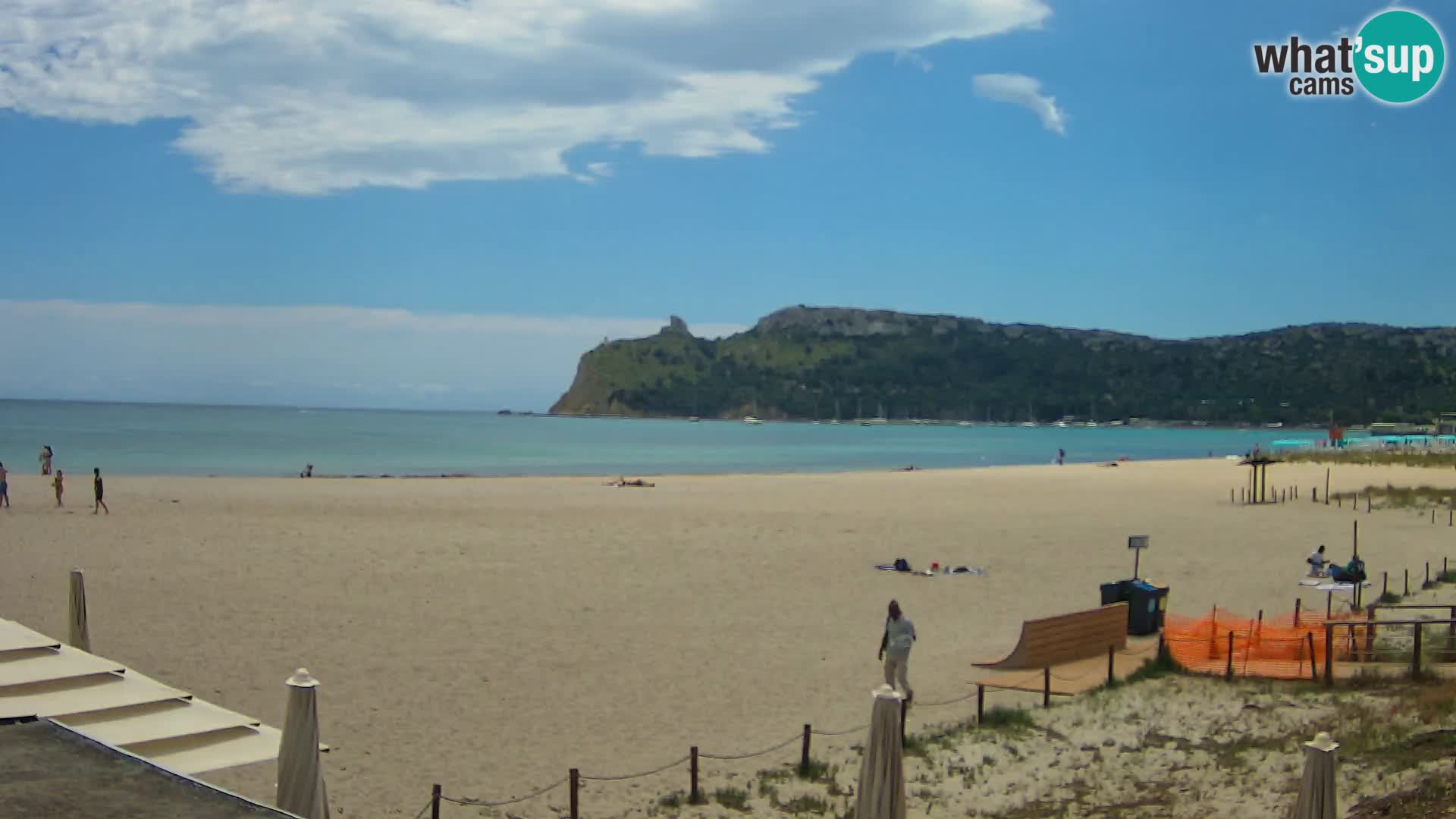 Poetto beach webcam | Cagliari | Sardinija