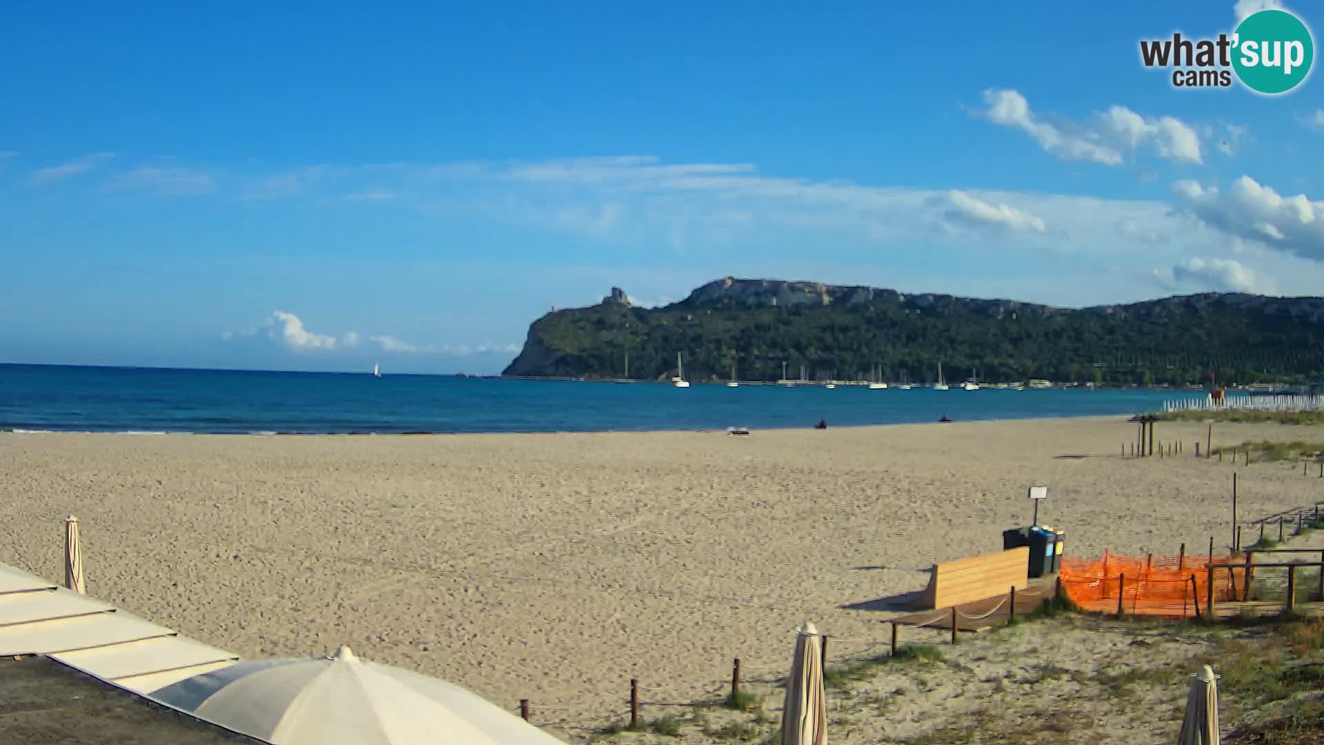 Poetto beach webcam | Cagliari | Sardinija