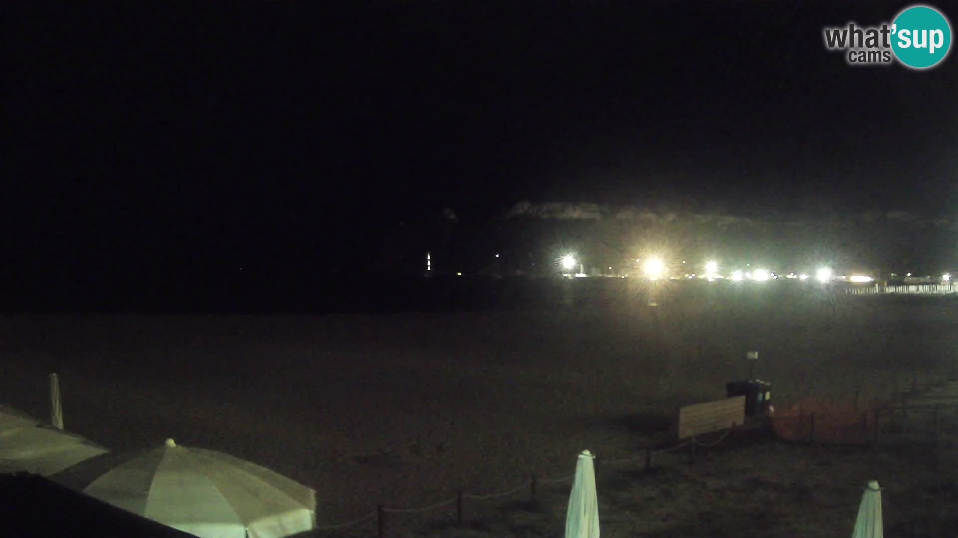 Poetto beach webcam | Cagliari | Sardinija