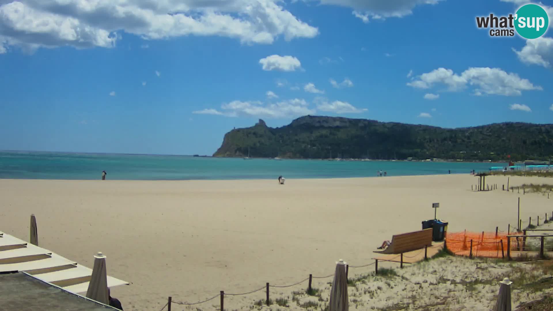 Poetto beach webcam | Cagliari | Sardinija