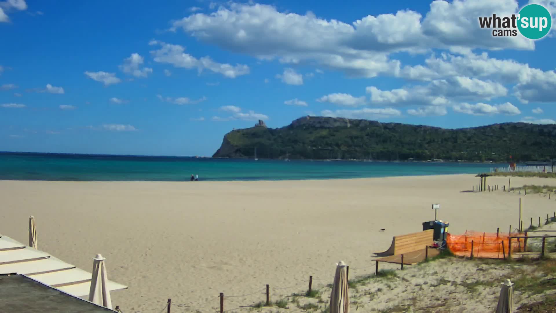 Poetto beach webcam | Cagliari | Sardinija