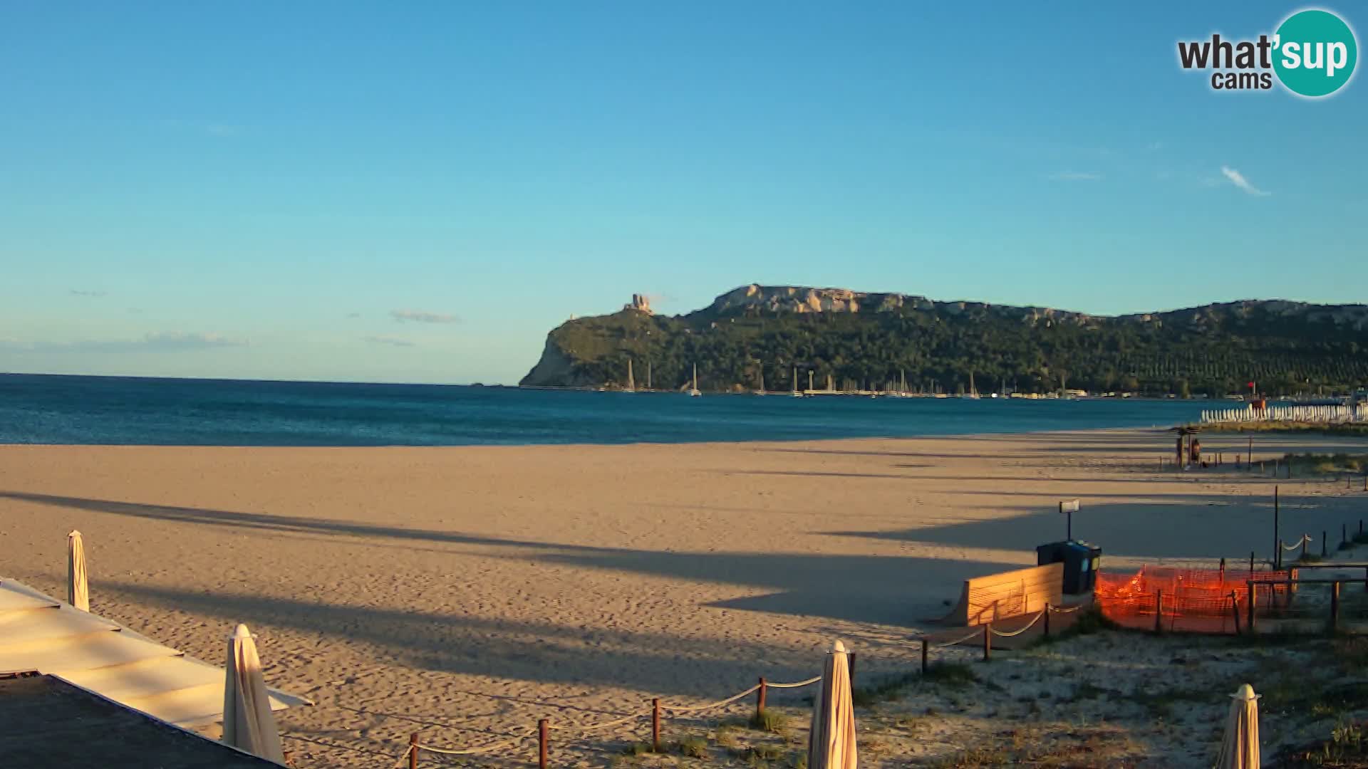Poetto beach webcam | Cagliari | Sardinija