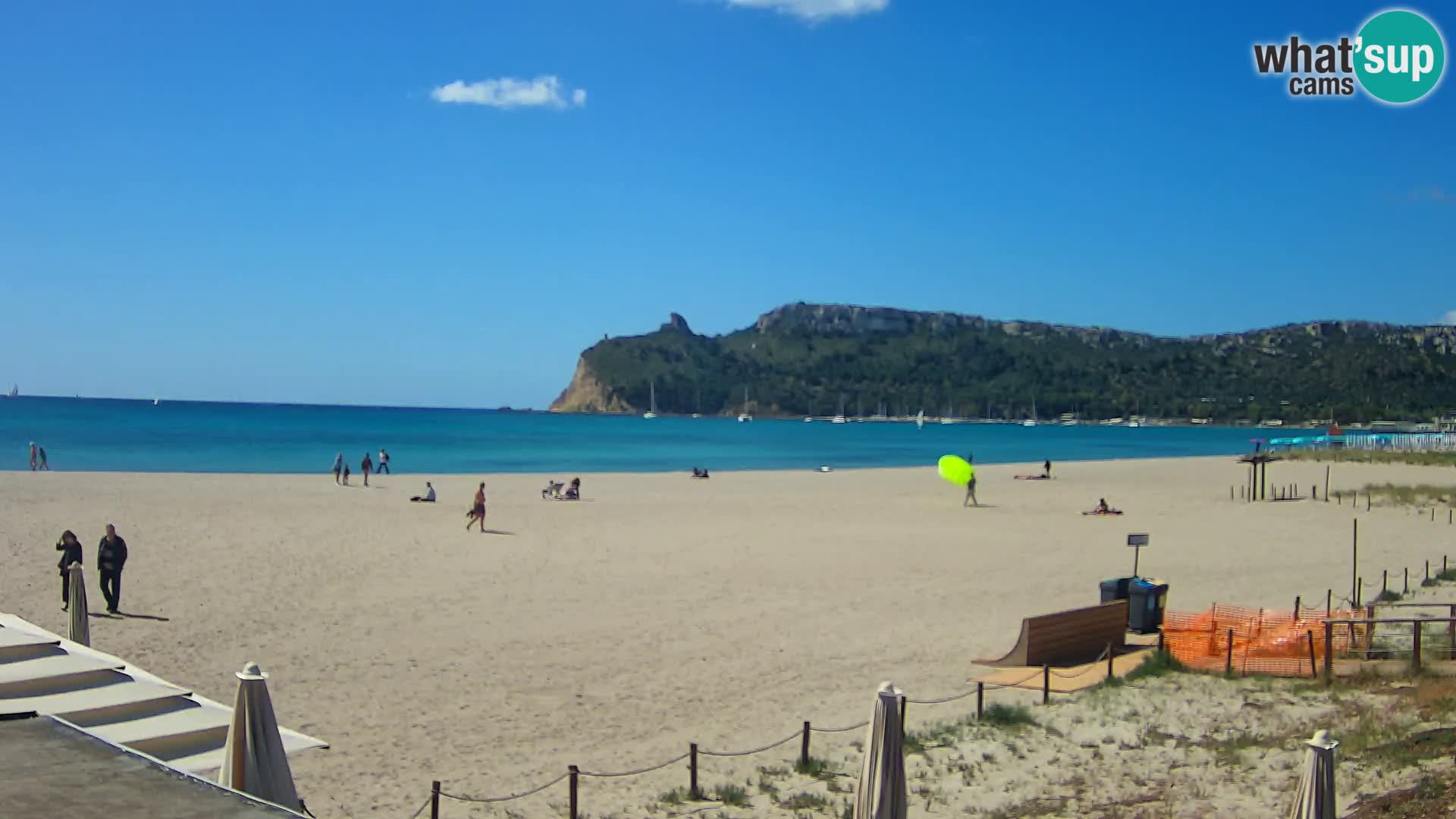 Poetto beach webcam | Cagliari | Sardinija