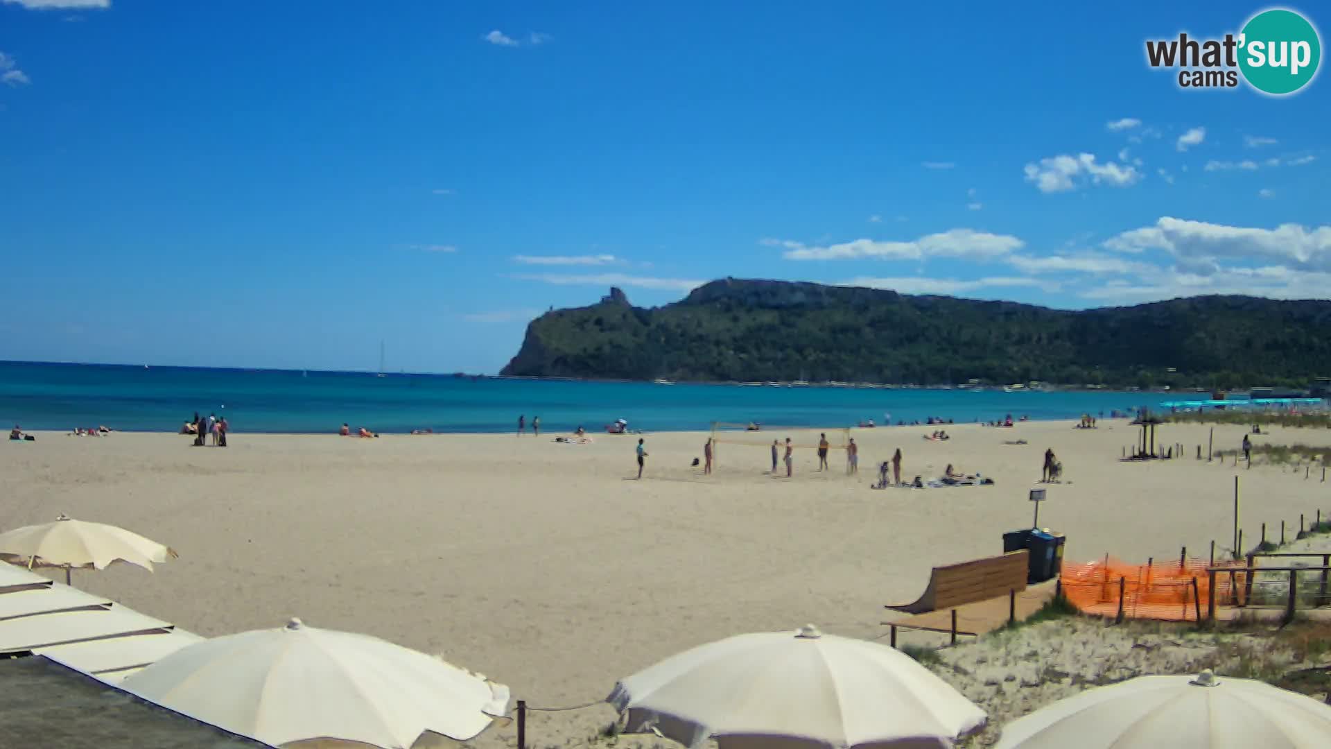 Poetto beach webcam | Cagliari | Sardinia