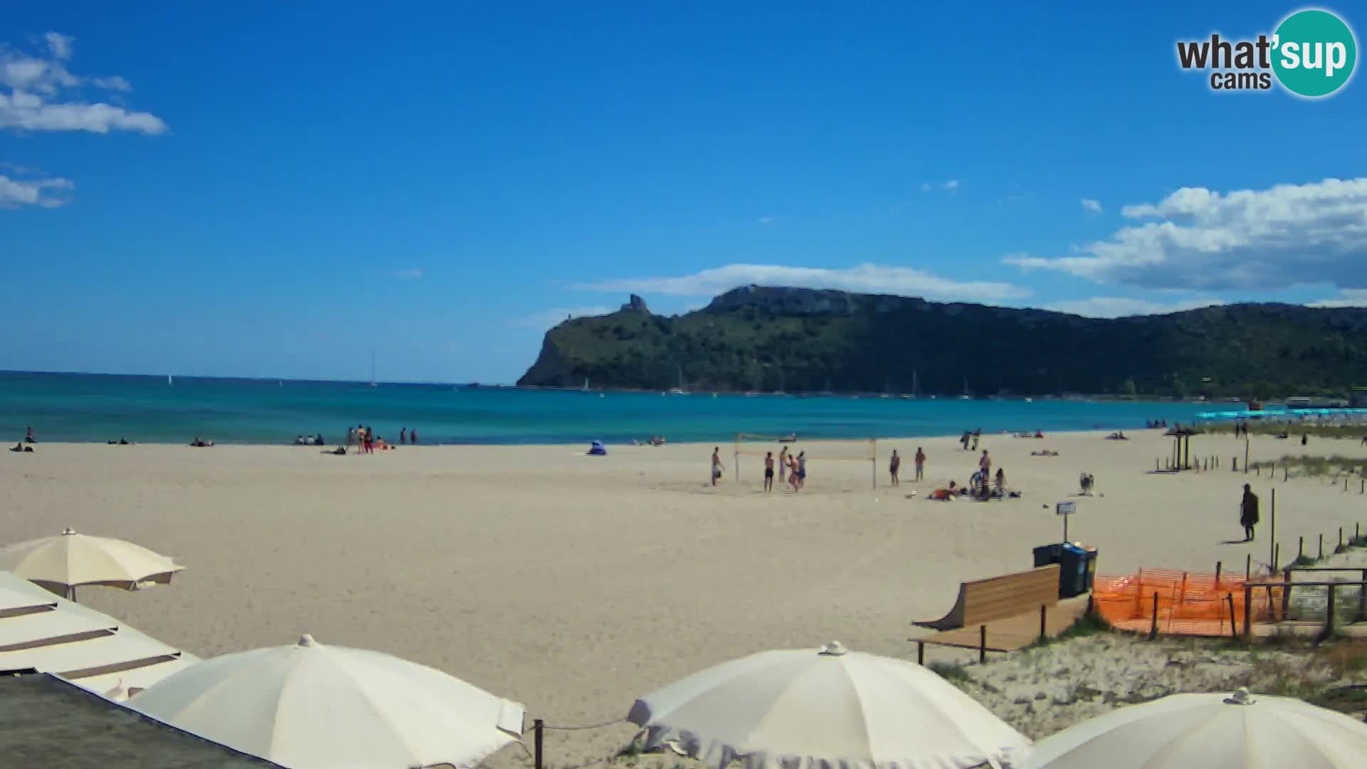Poetto beach webcam | Cagliari | Sardinija