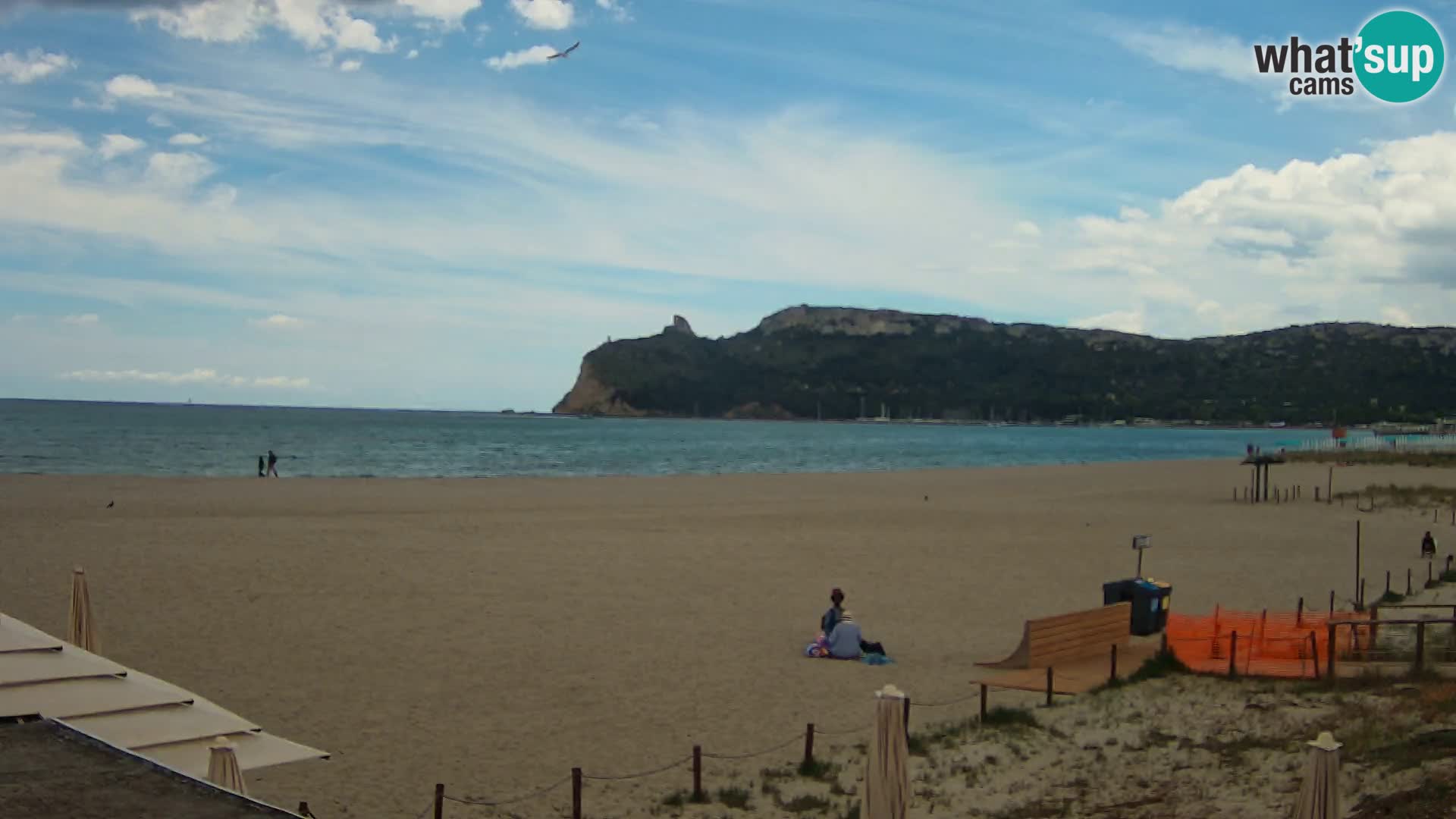 Poetto beach webcam | Cagliari | Sardinija