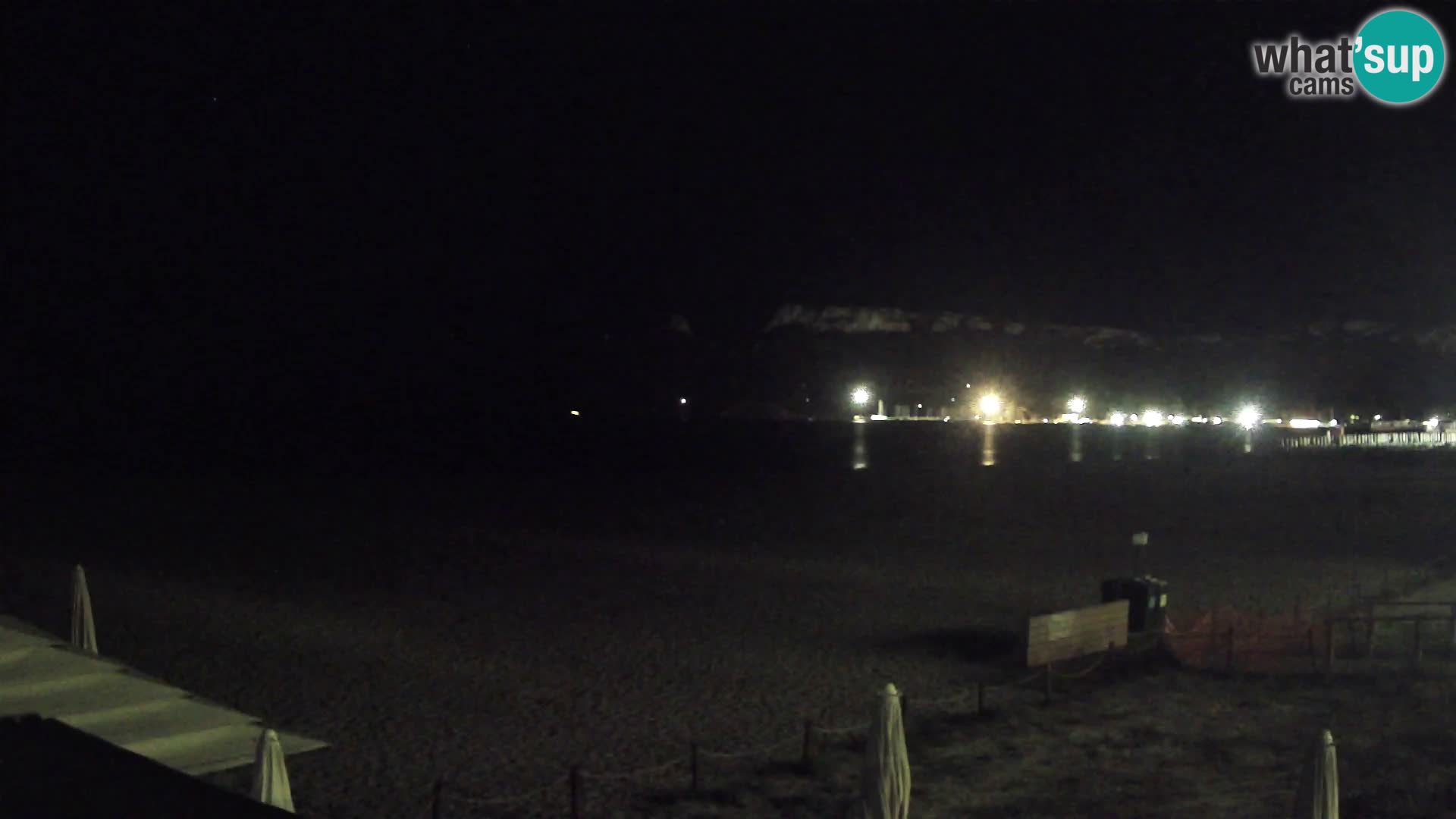 Poetto beach webcam | Cagliari | Sardinija