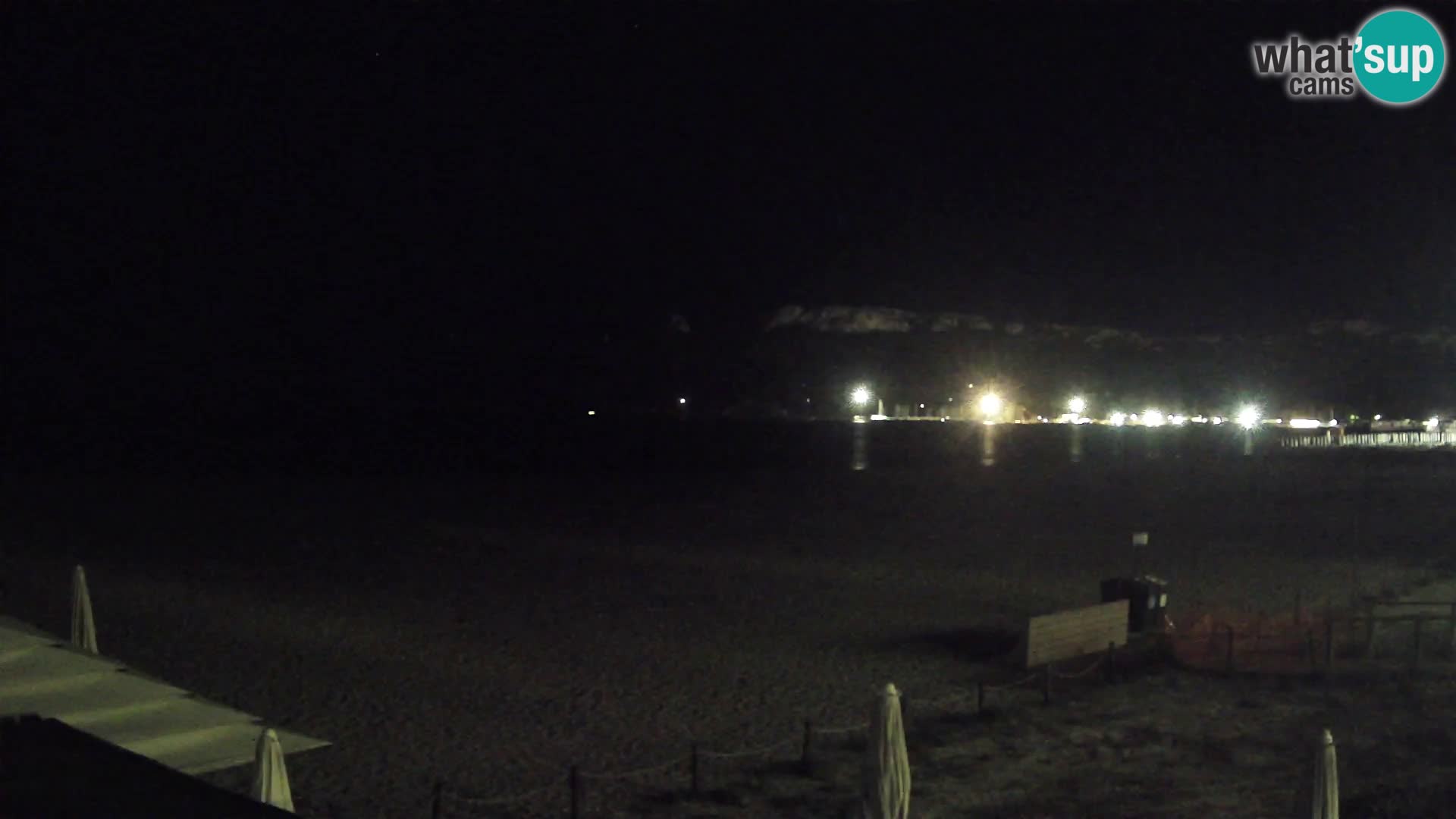 Poetto beach webcam | Cagliari | Sardinija