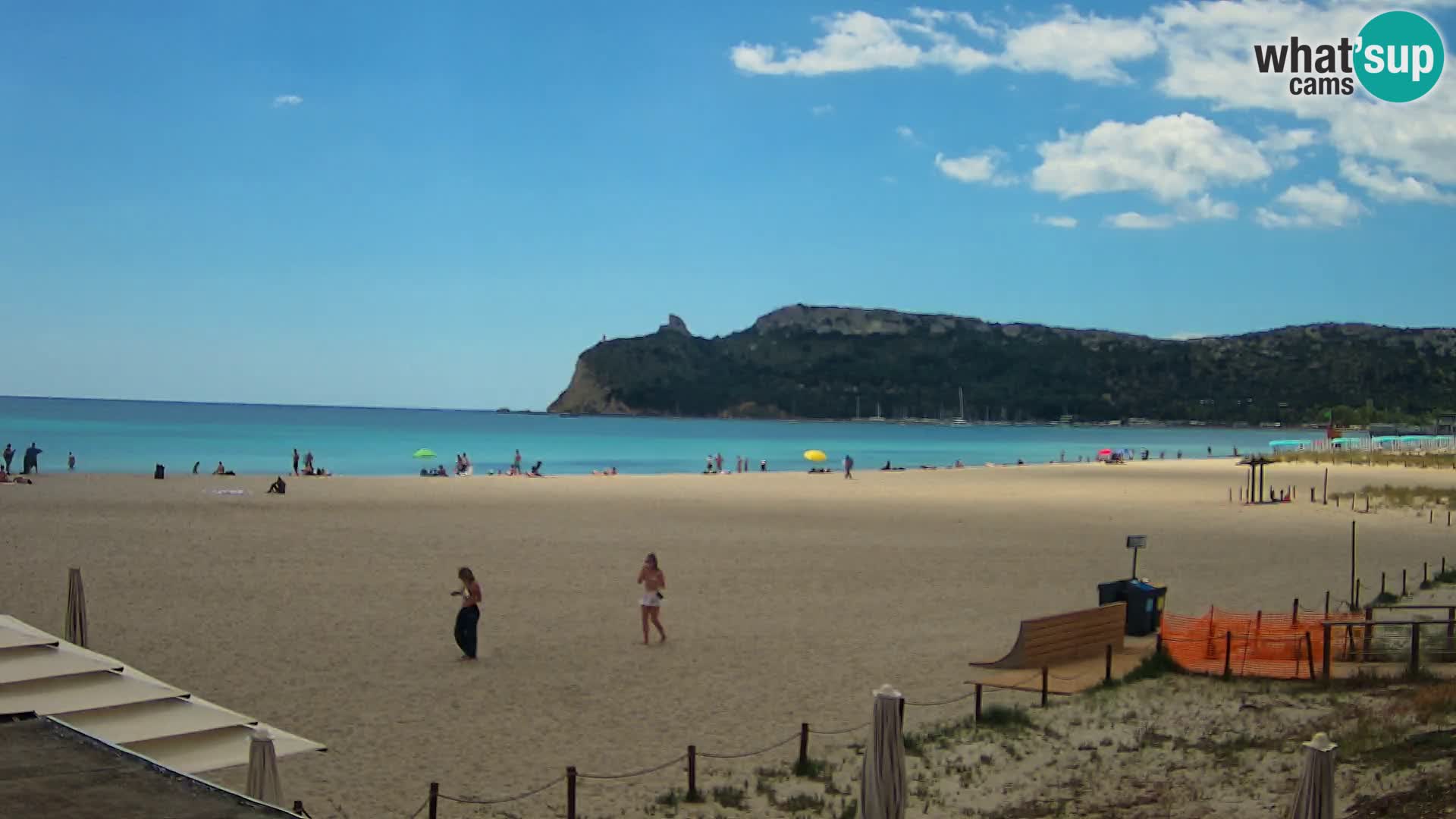 Poetto beach webcam | Cagliari | Sardinija