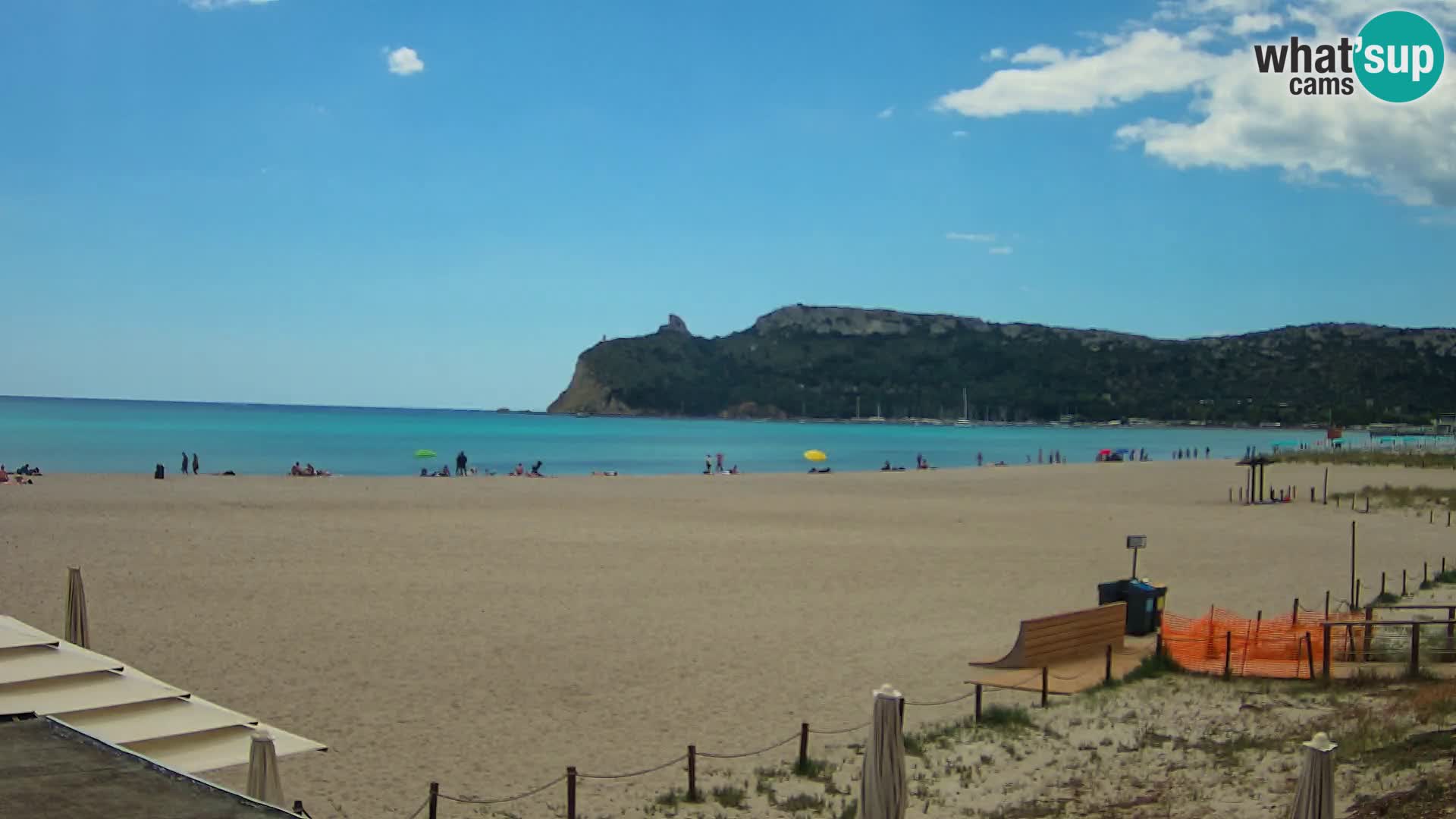 Poetto beach webcam | Cagliari | Sardinija