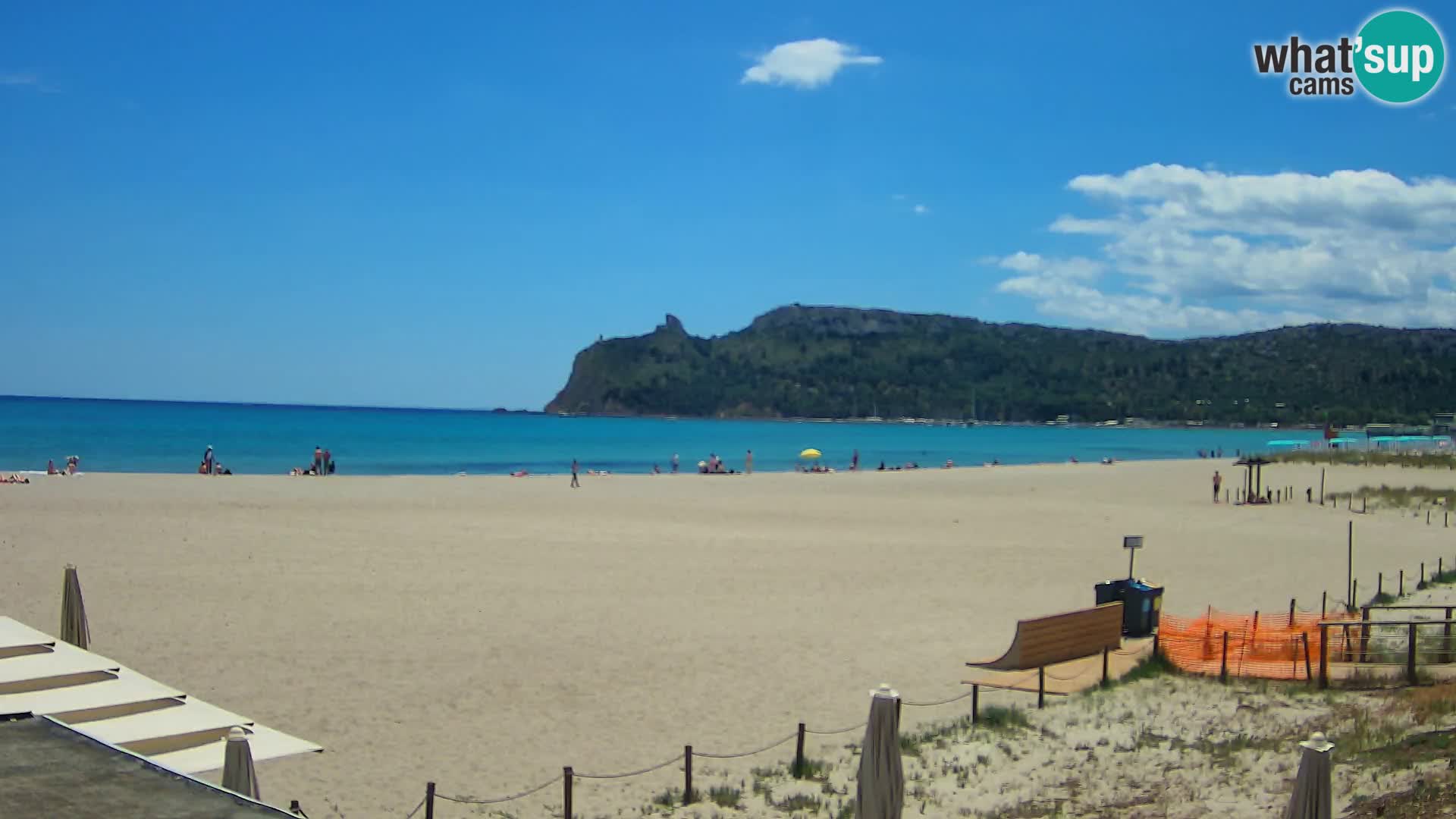 Poetto Strand Webcam | Cagliari | Sardinien