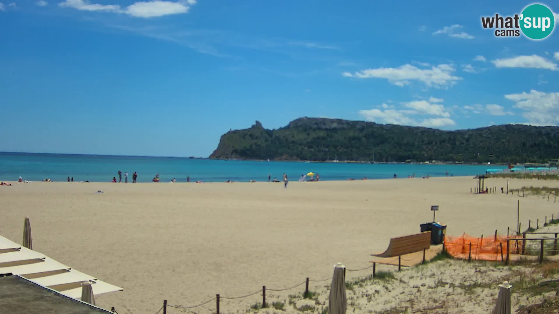 Poetto beach webcam | Cagliari | Sardinia
