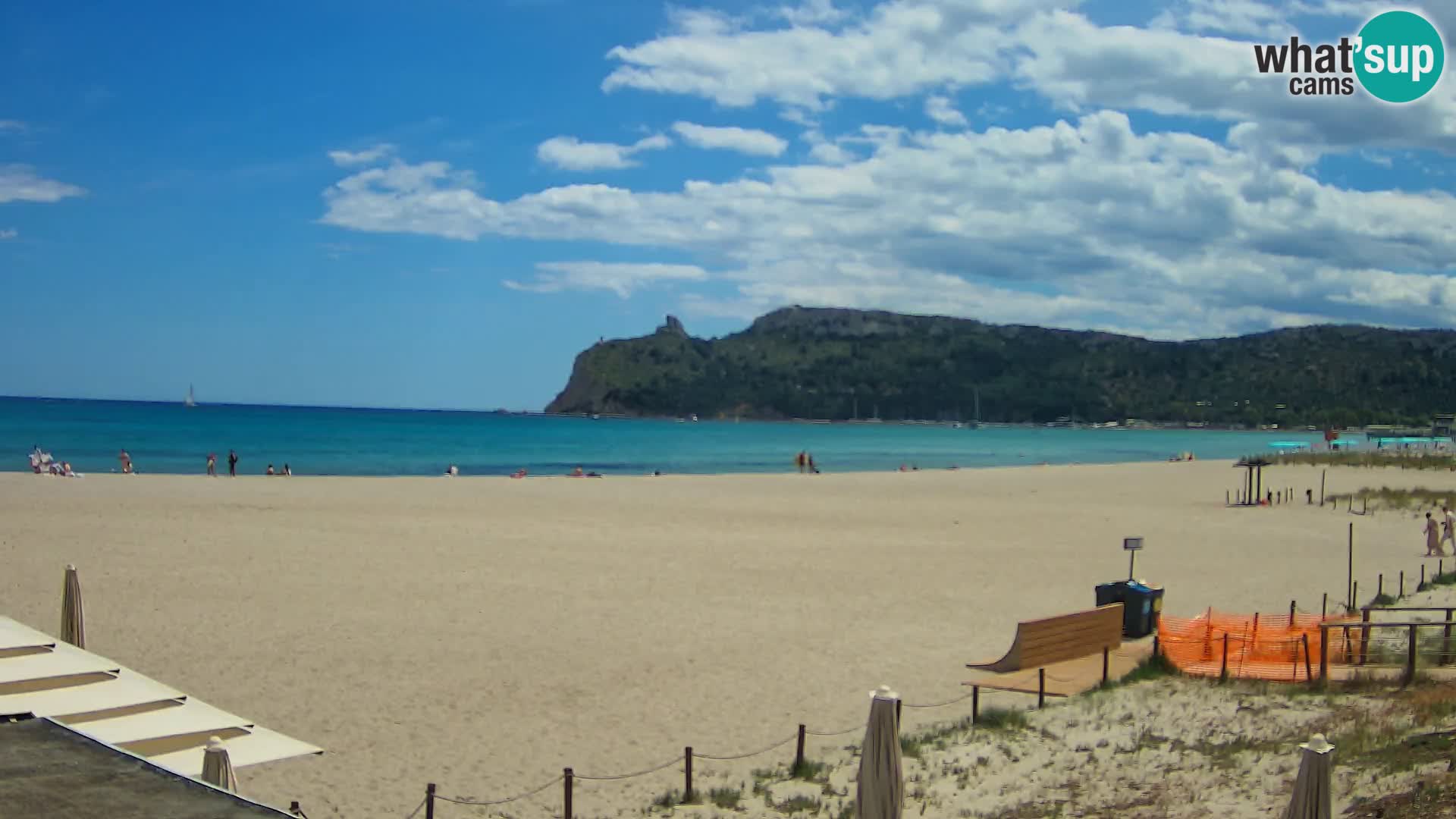 Poetto beach webcam | Cagliari | Sardinija