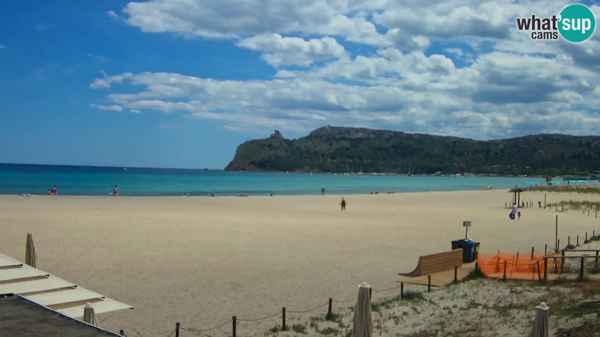 Poetto beach webcam | Cagliari | Sardinia