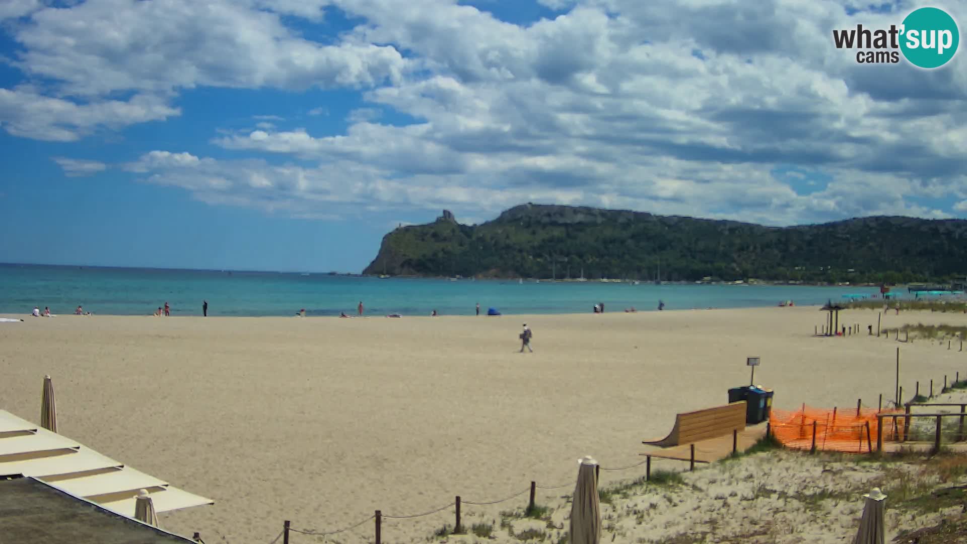 Poetto beach webcam | Cagliari | Sardinia